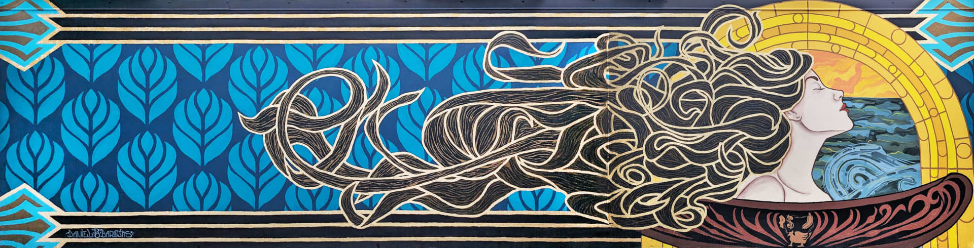 Gold Leaf Art Deco