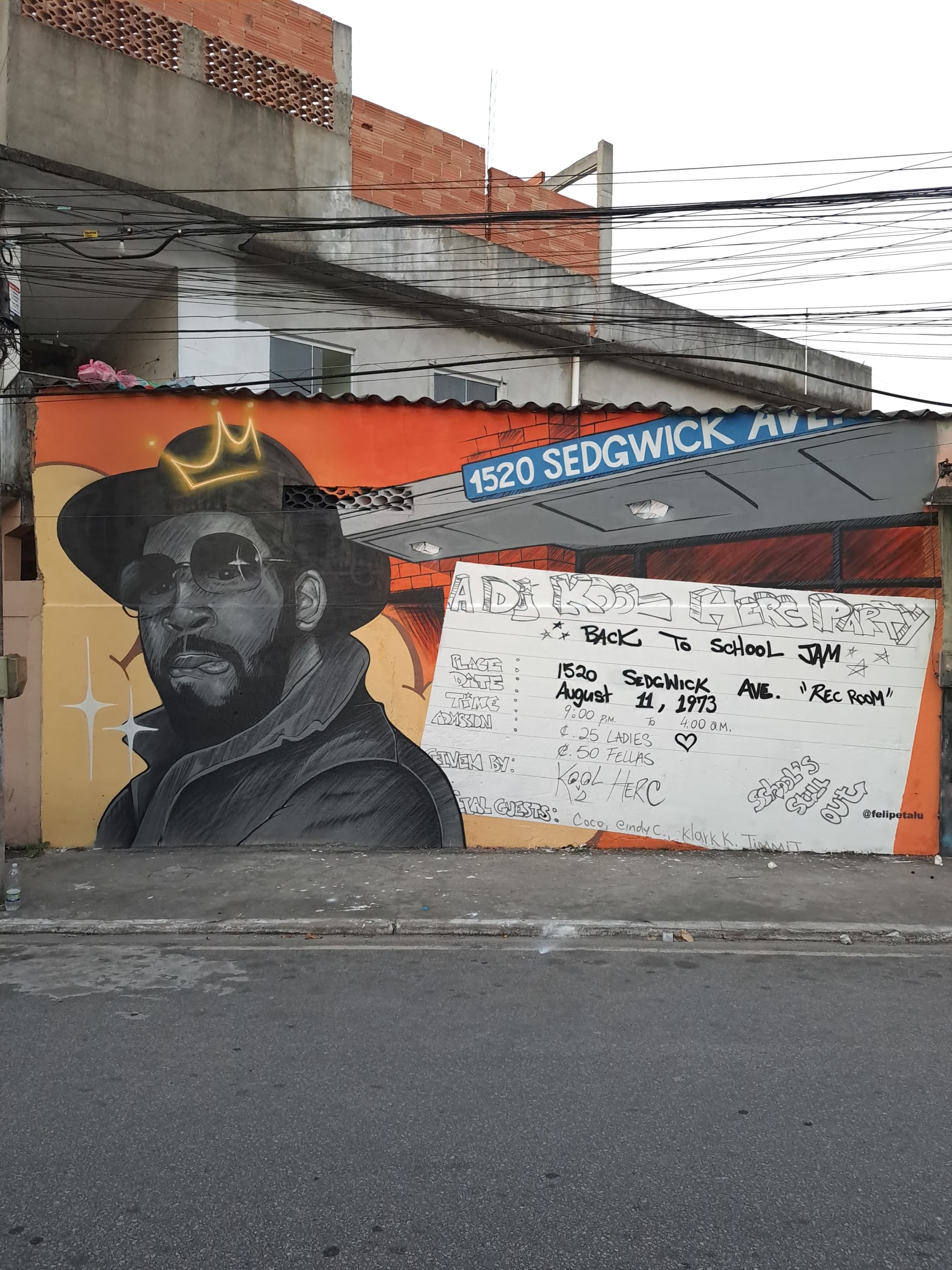 kool Herc Mural