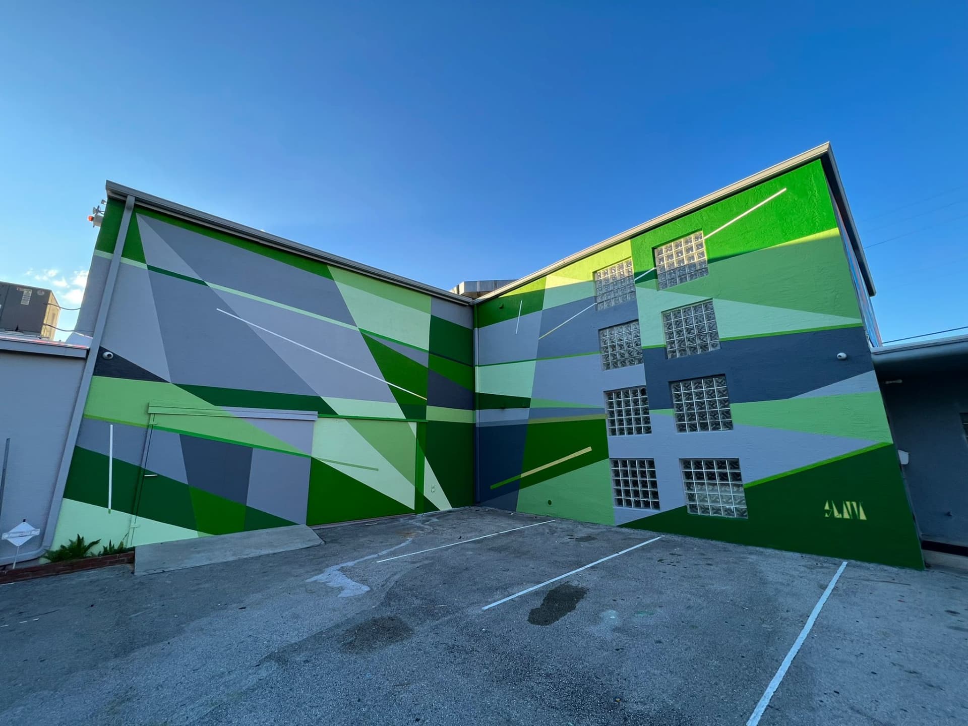 Geometric Harmony in Urban Greenery