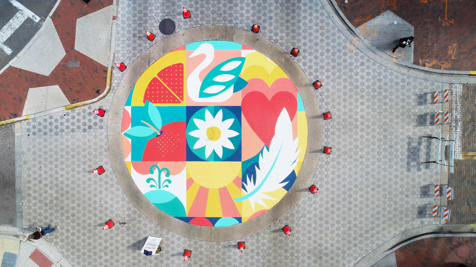 Orlando Tapestry Intersection Mural