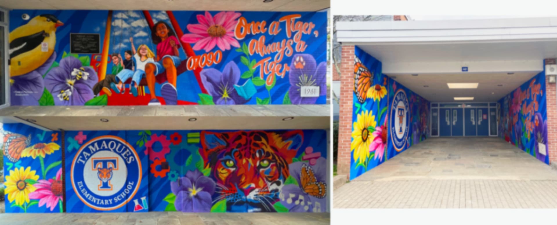 Tamaques School Mural 