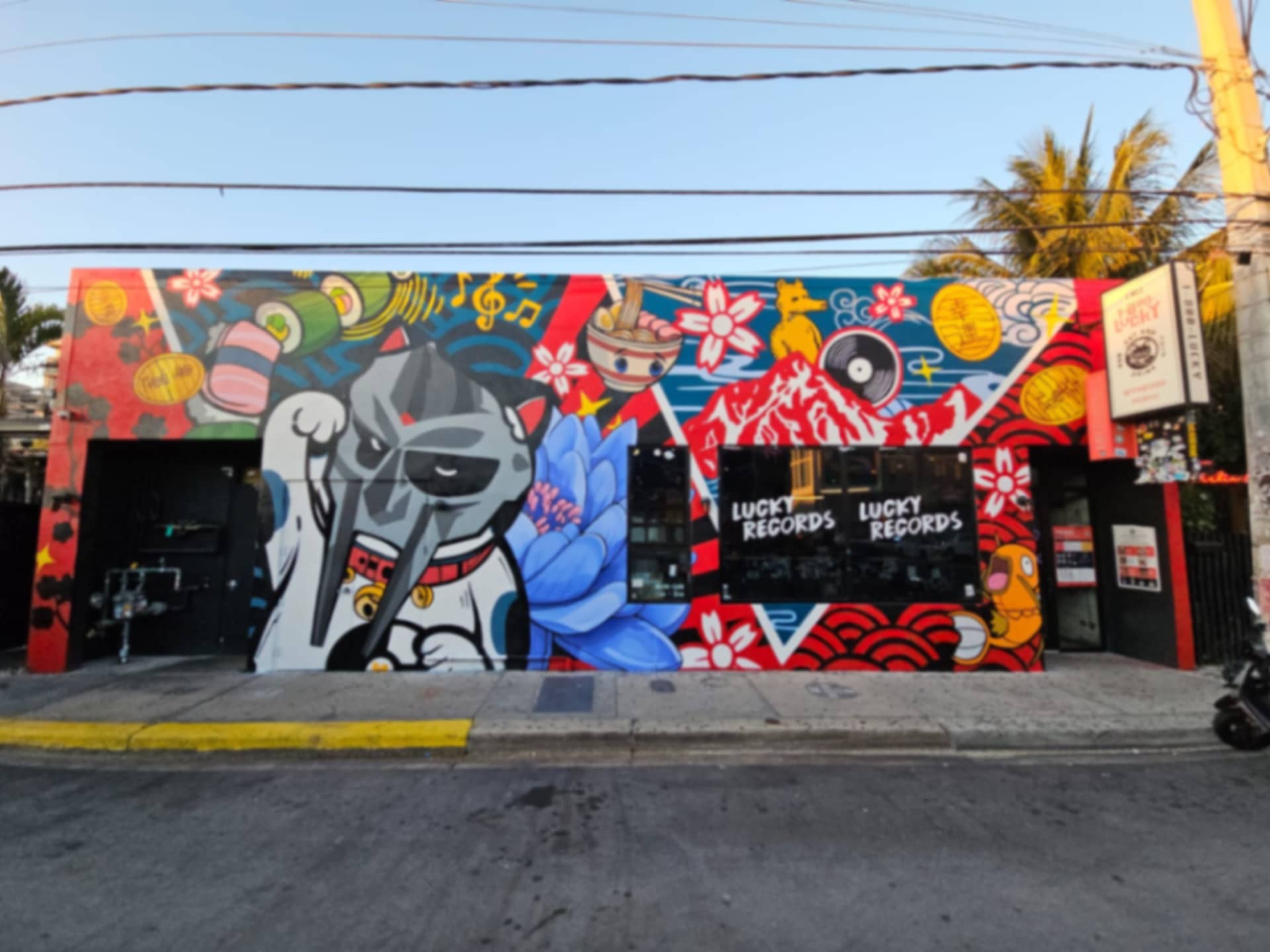 1-800-Lucky Mural