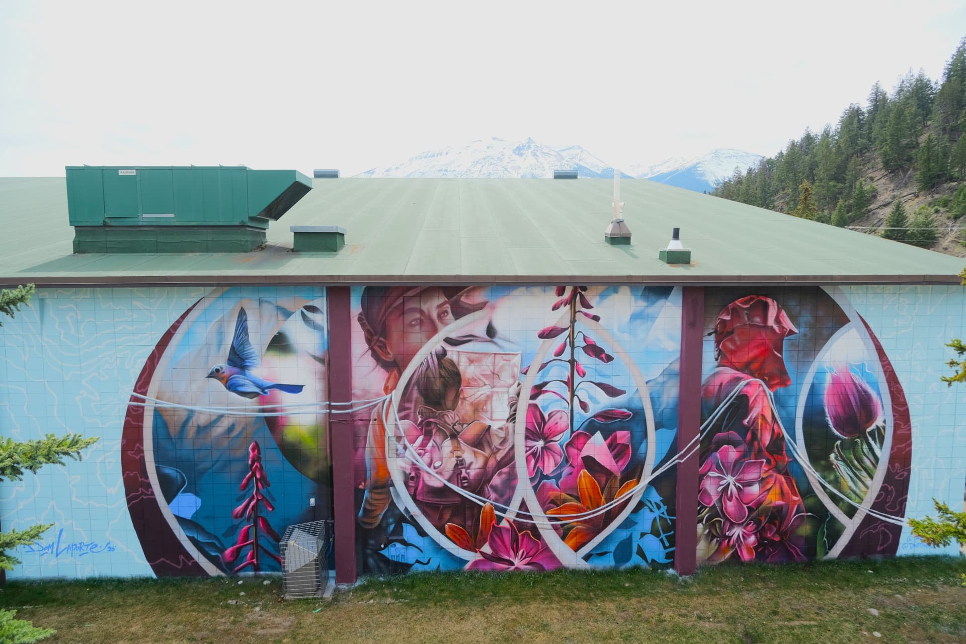 Botanical Portals and Flight Among Blooms