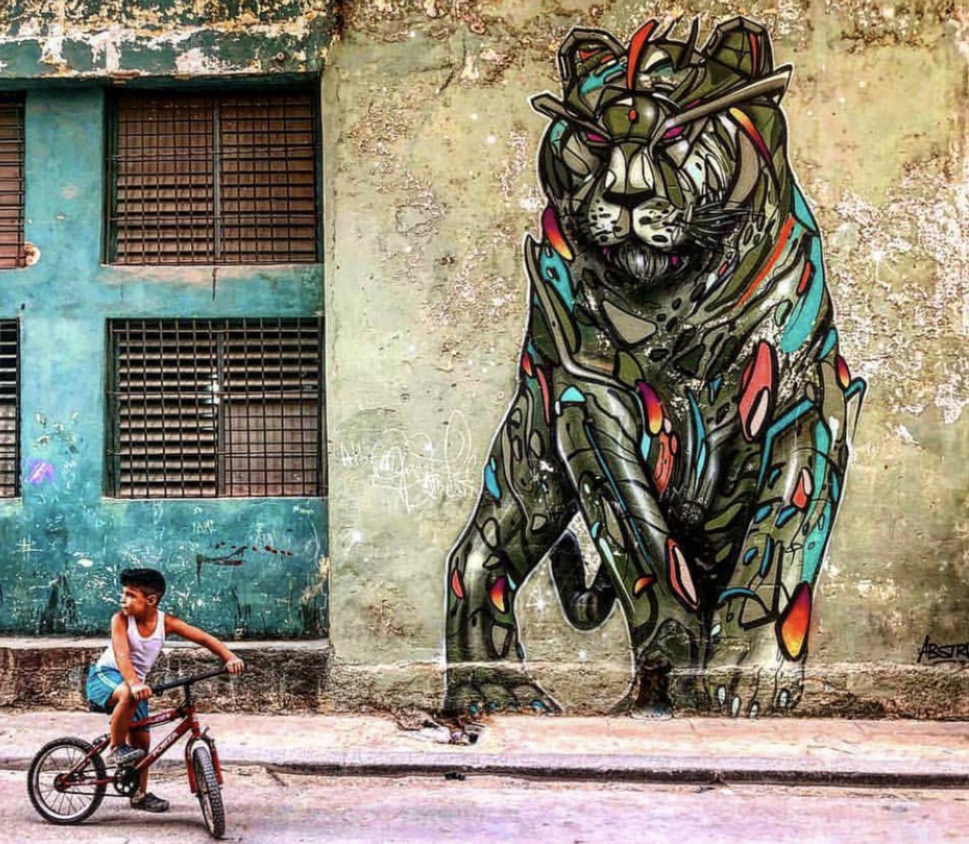 Fierce Colors Prowl Urban Streetscape