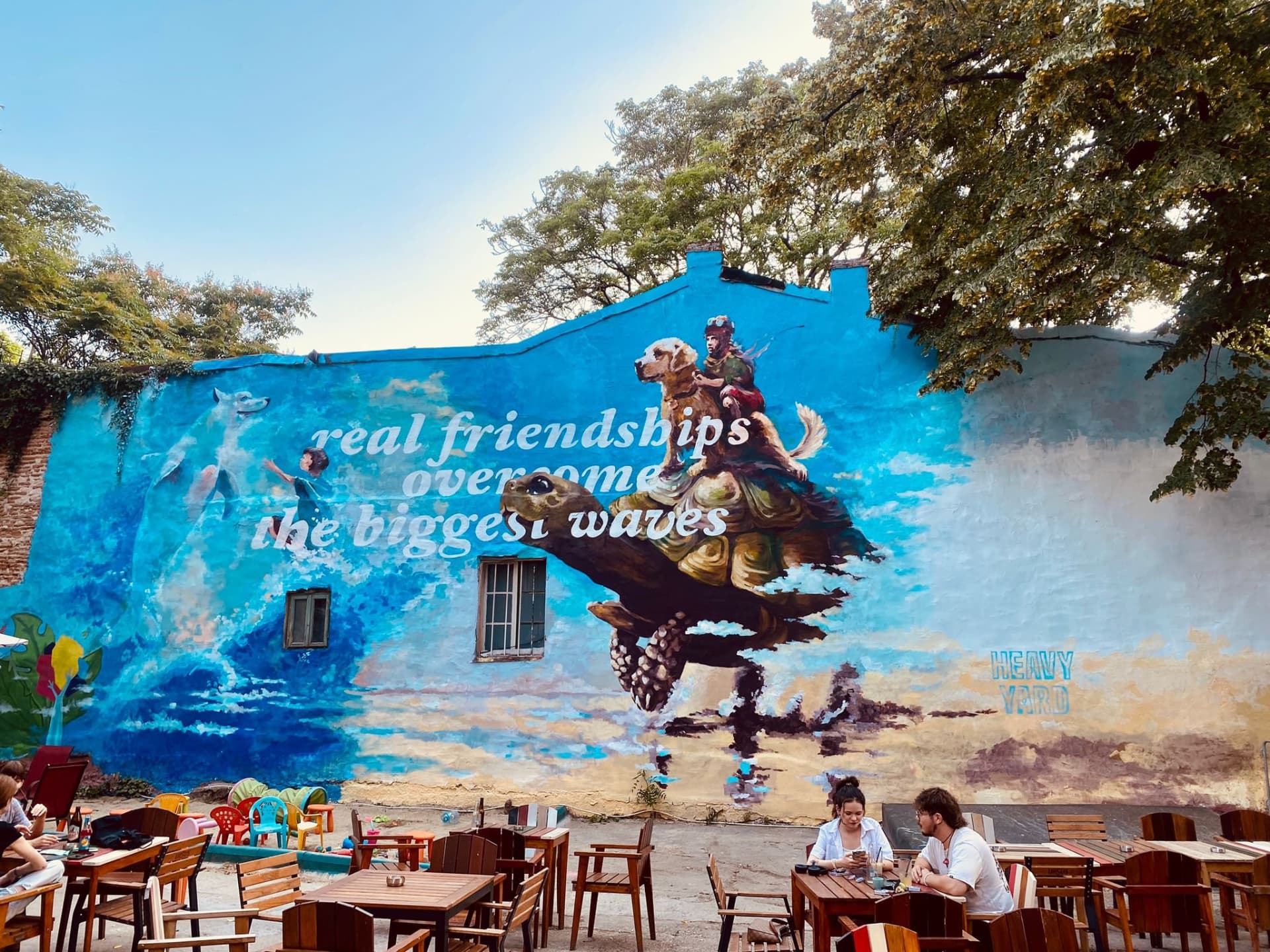 real frienships overcome the biggest waves