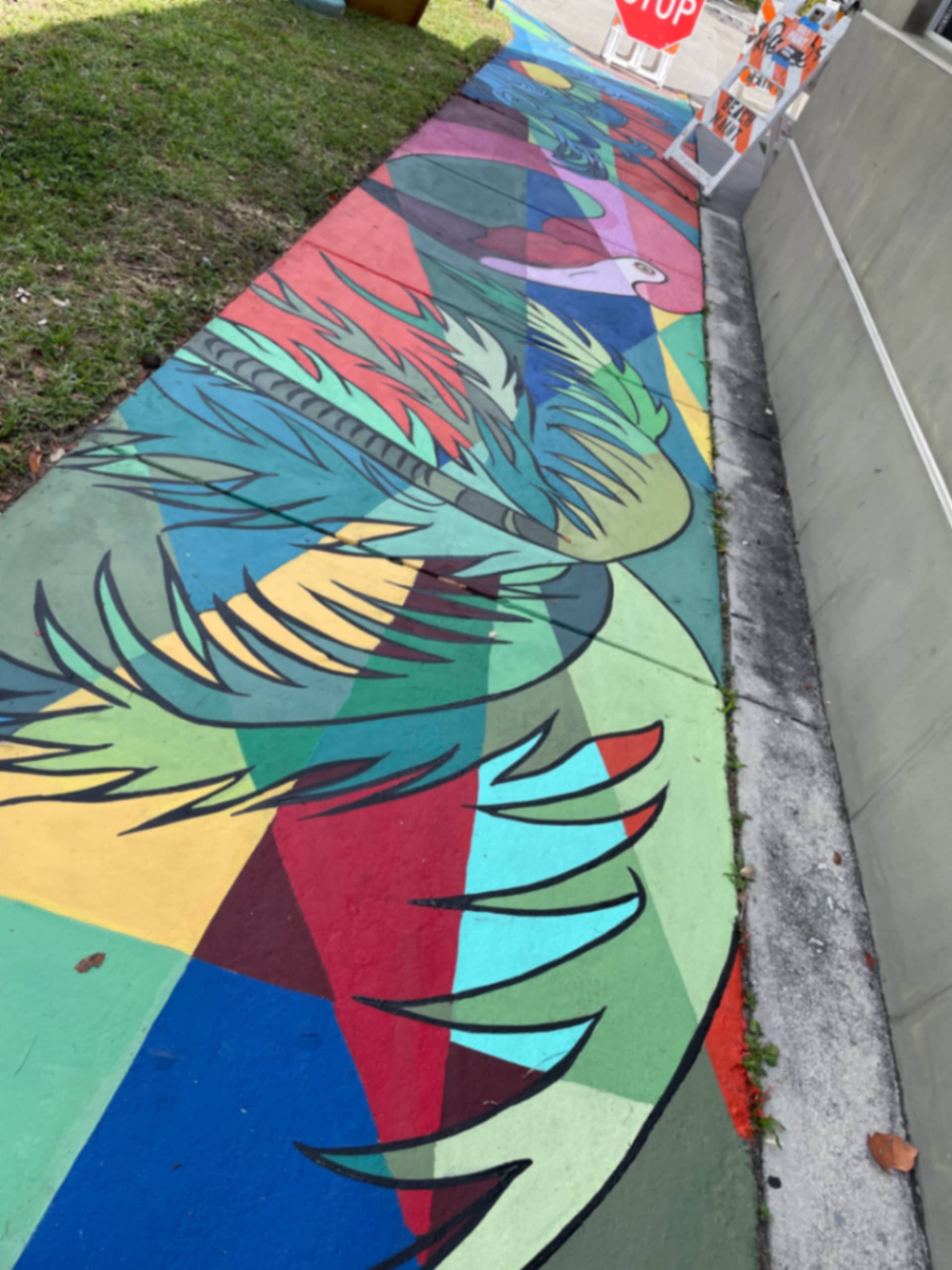 Sidewalk Downtown Hollywood mural project