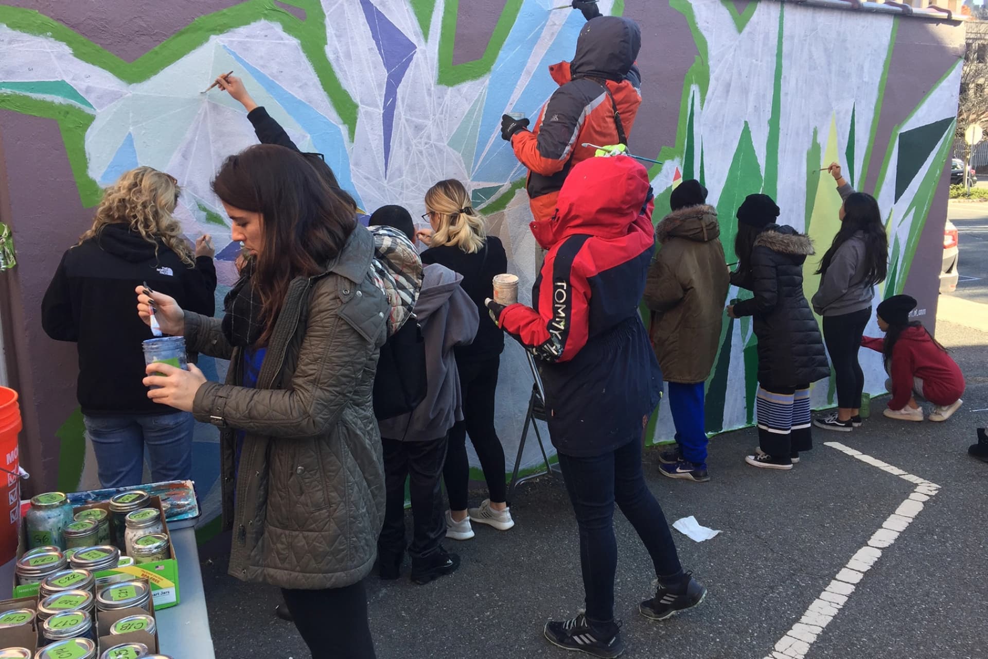 Love, Montclair, community painting component