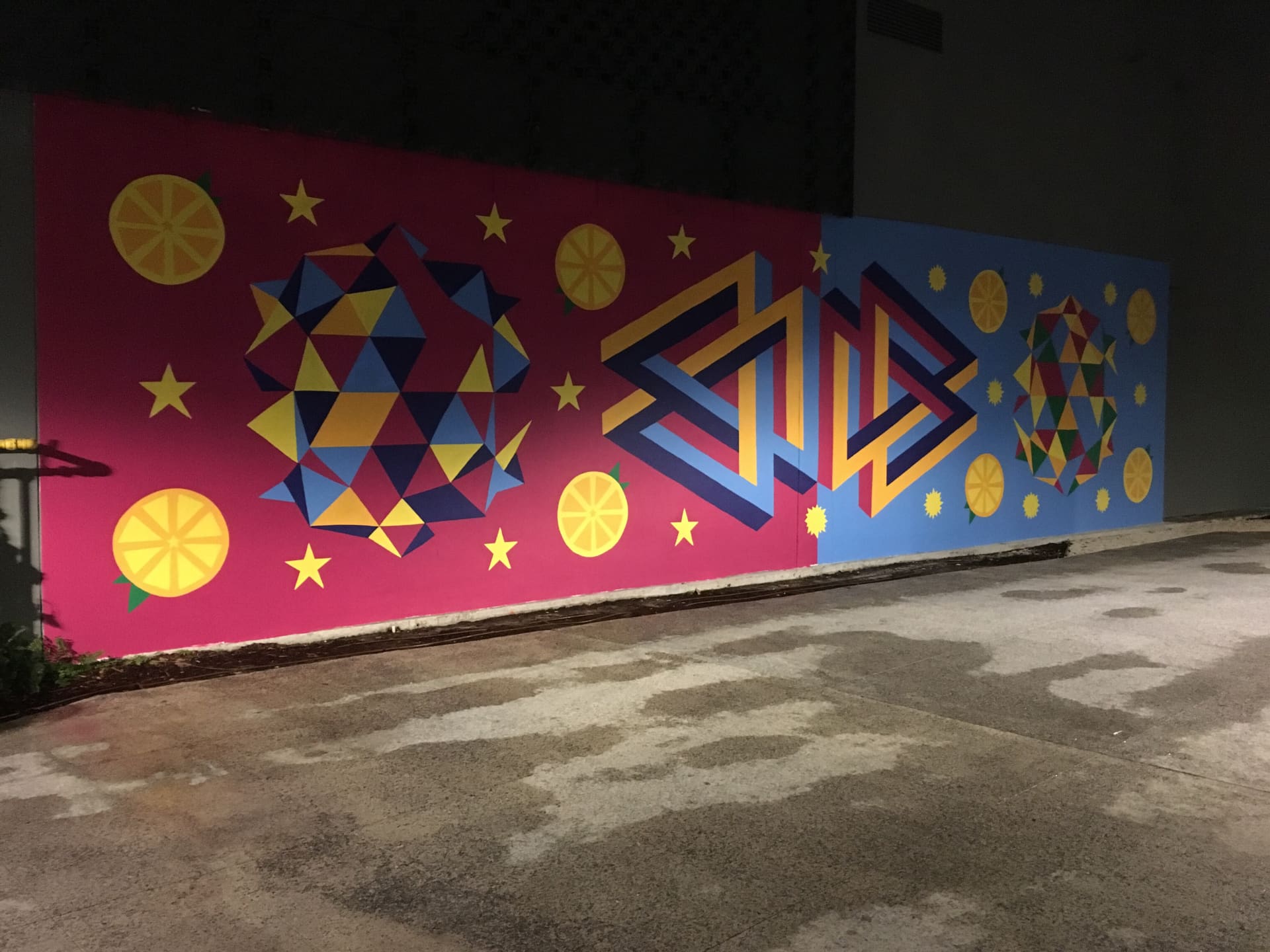 La' Centrale Restaurant Mural