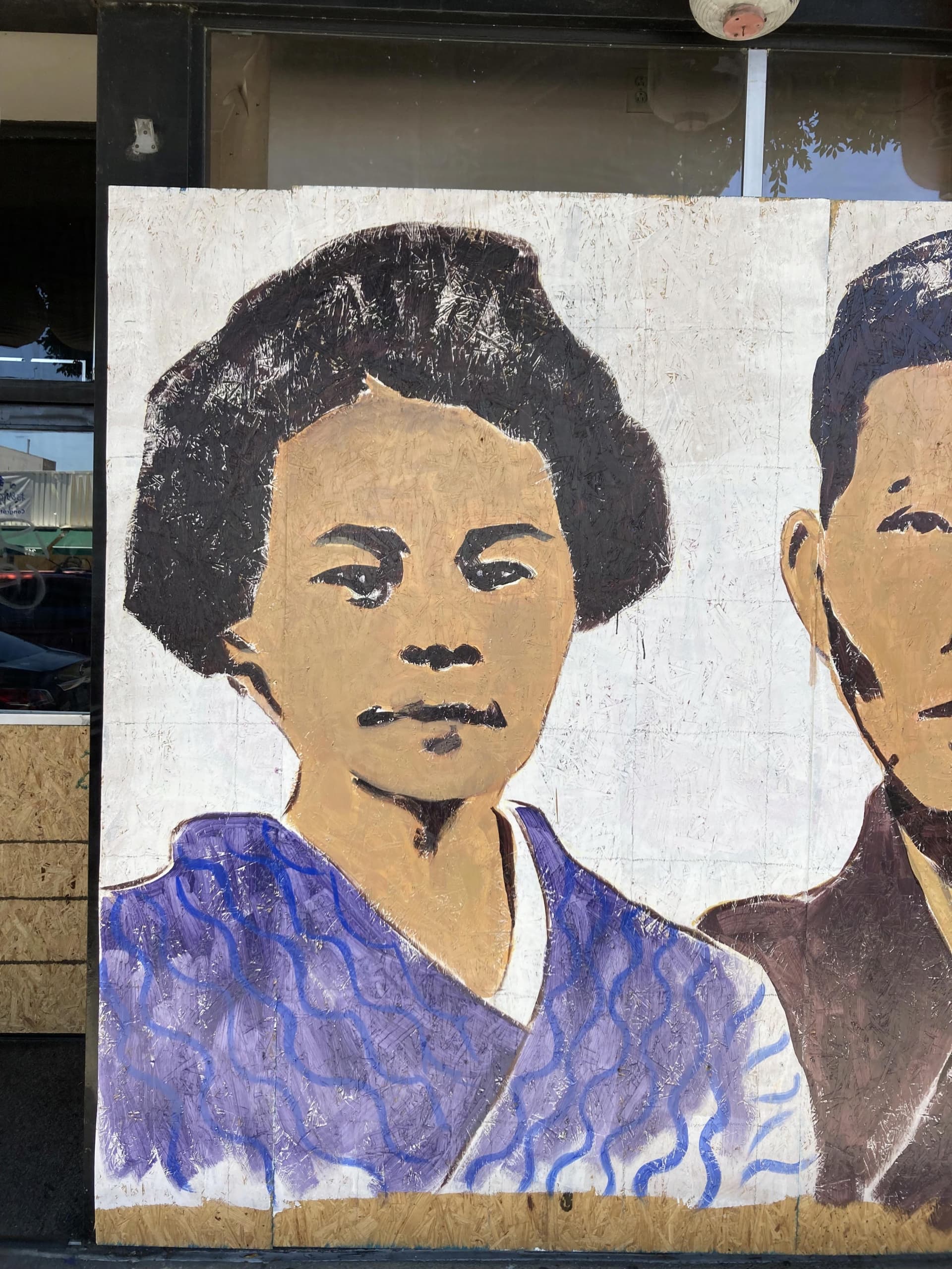 A Community of Immigrants (temporary mural)