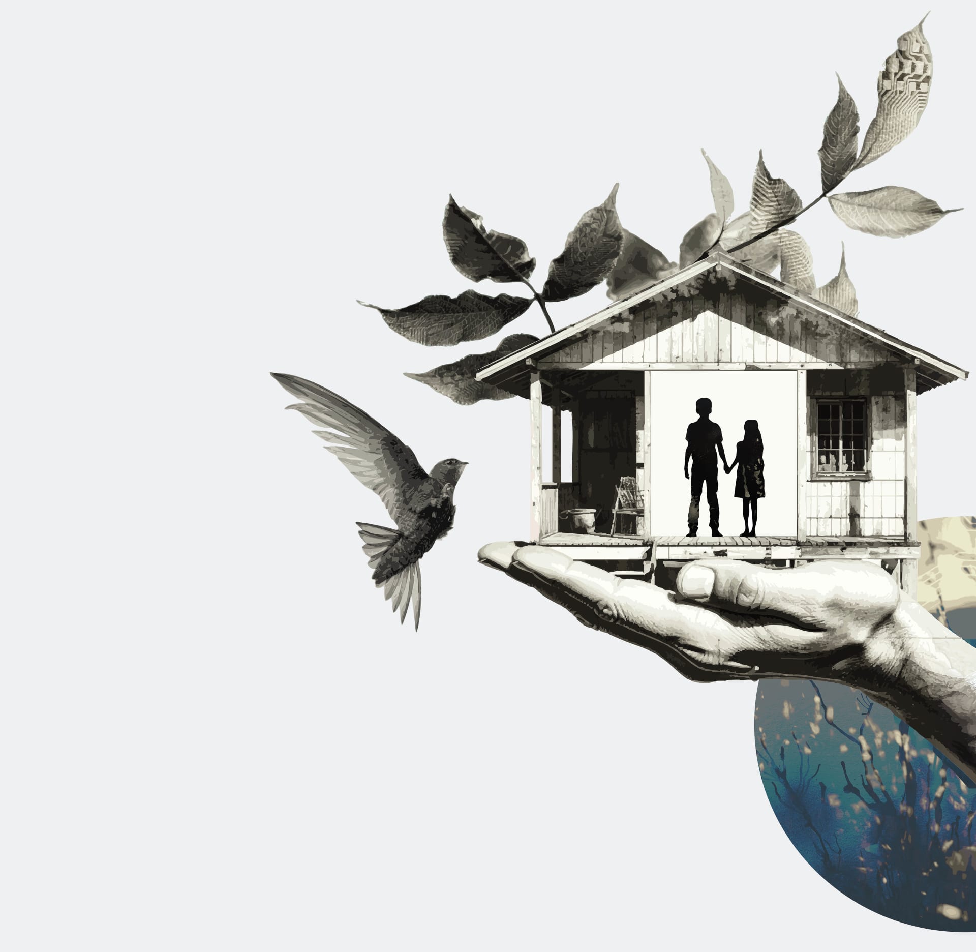 Holding Home: Silhouettes and Flight