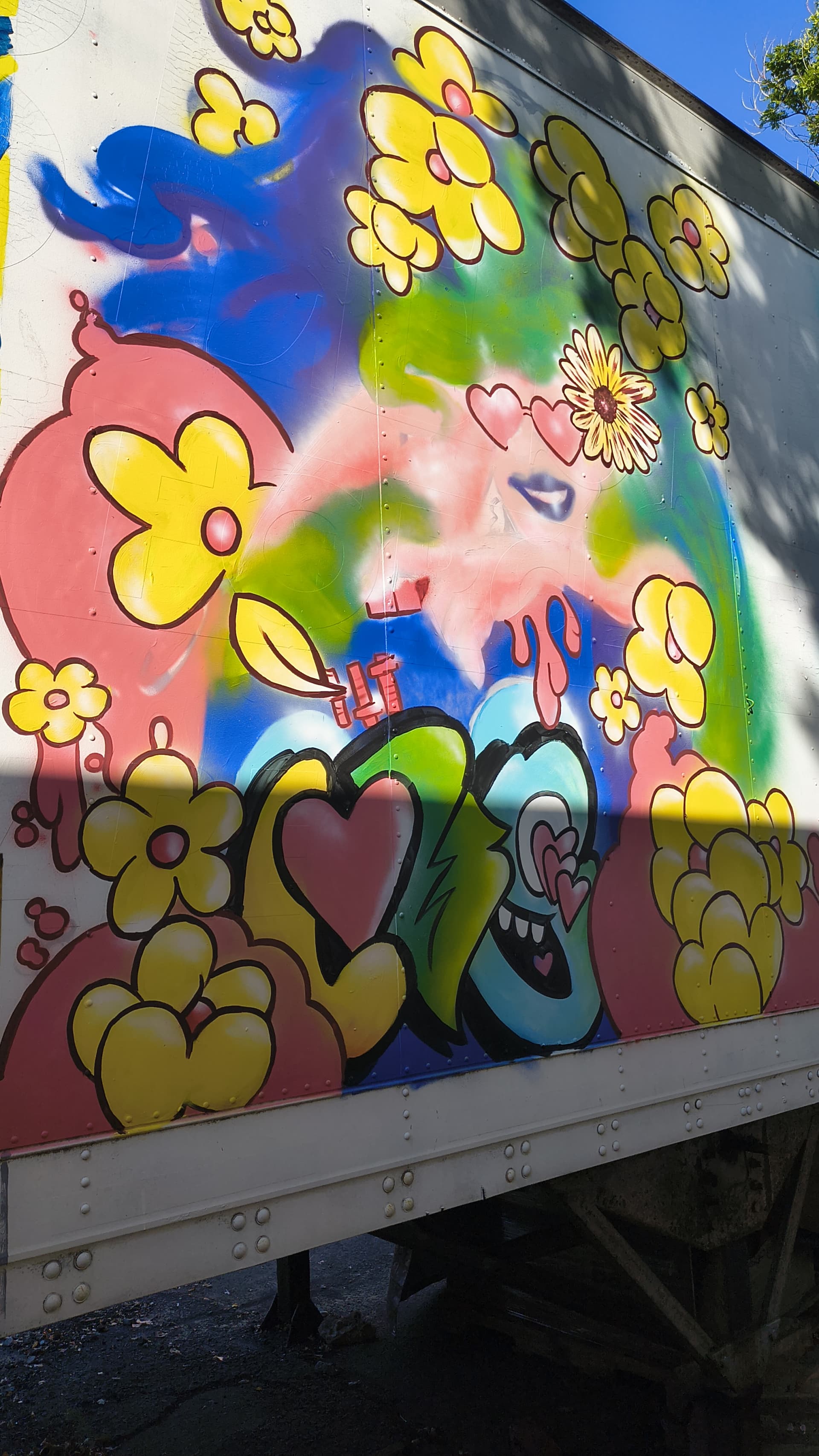Whimsical Hearts and Blossoms in Bloom