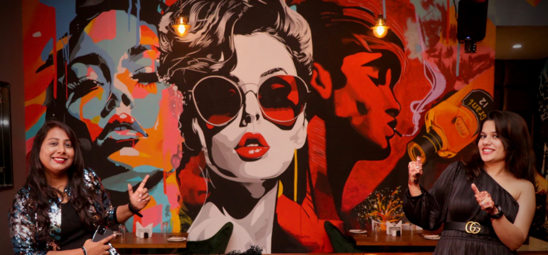 Vibrant Echoes of Urban Glamour