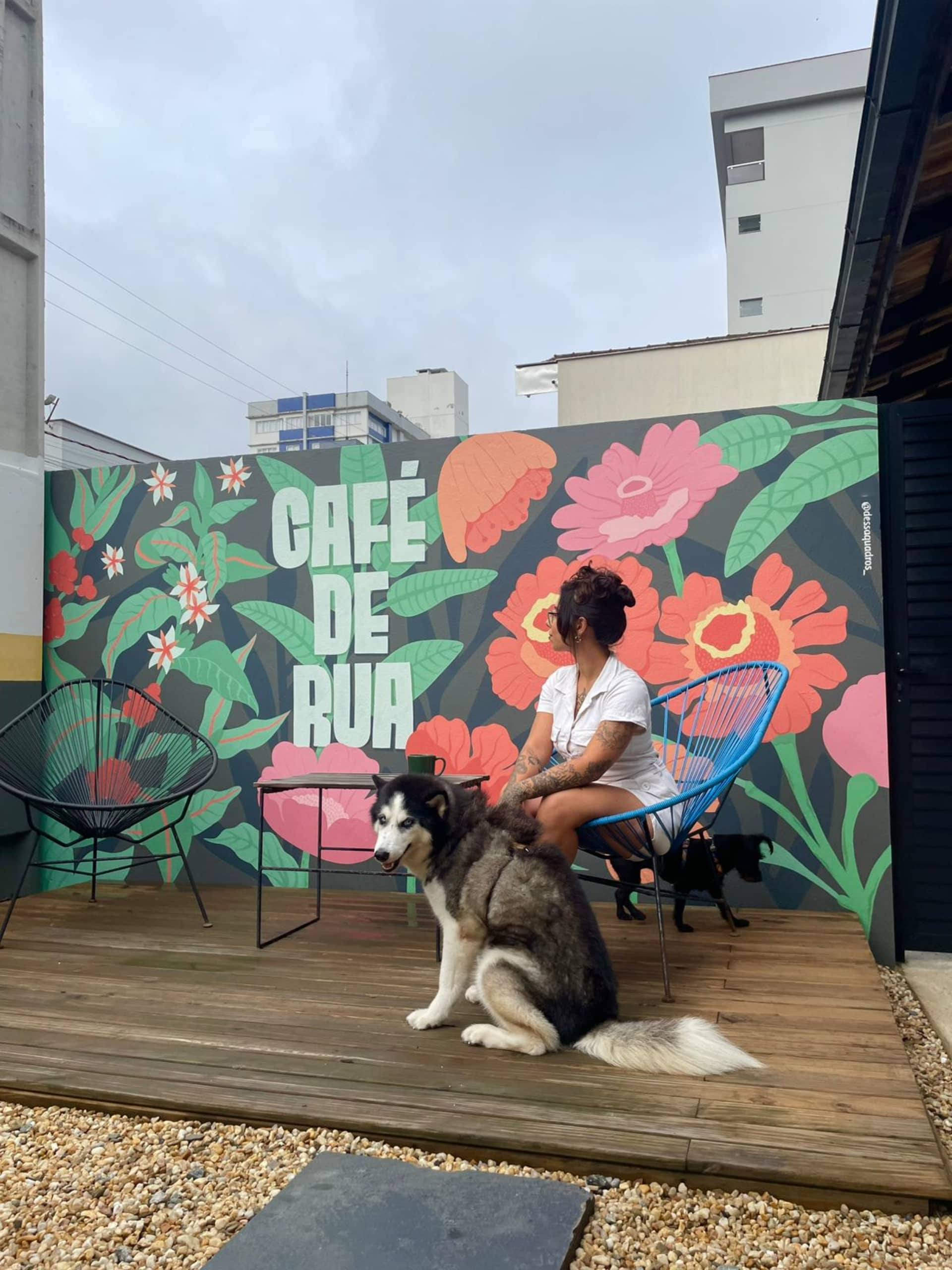 Floral Whispers in Urban Serenity