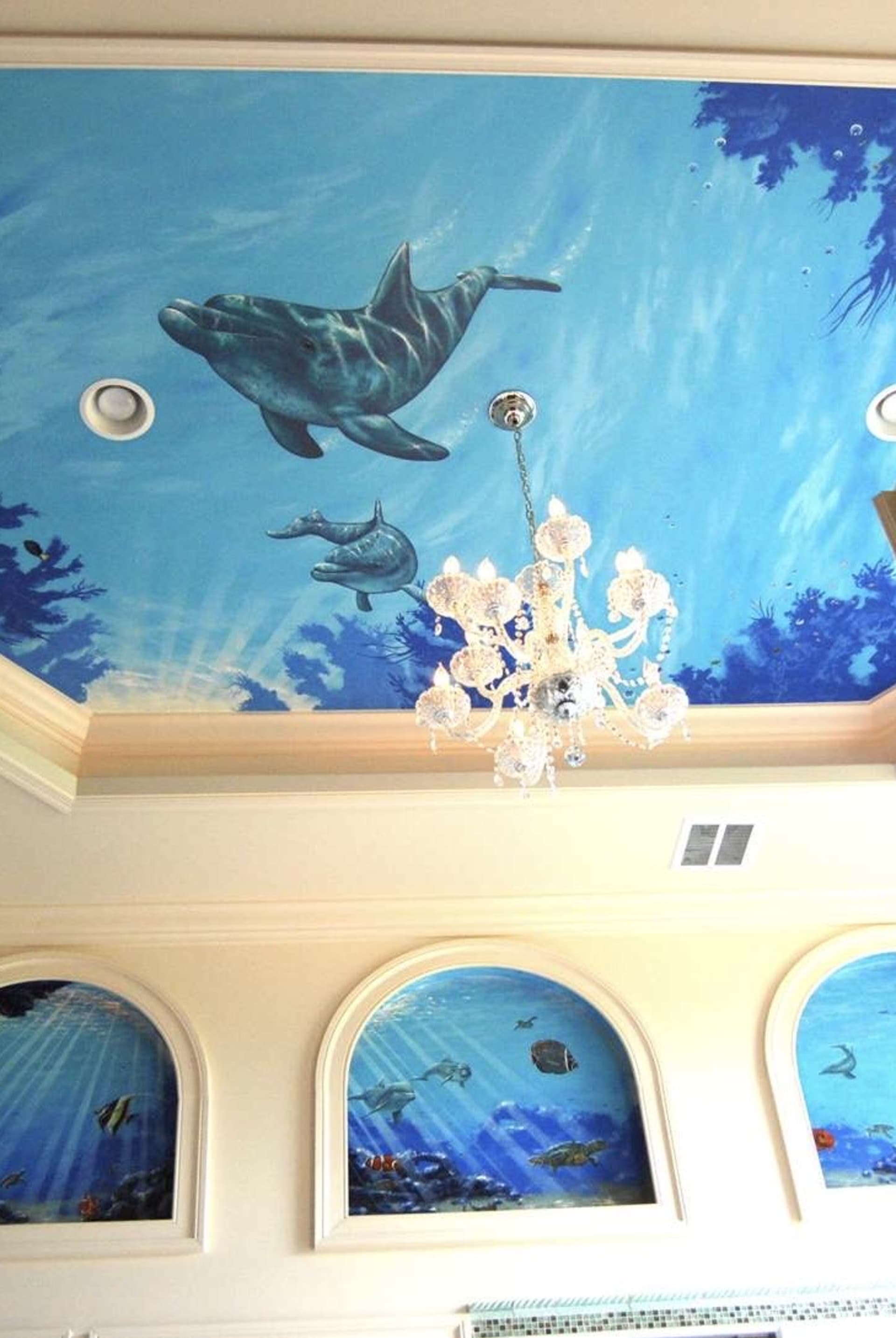 Underwater Ceiling Mural
