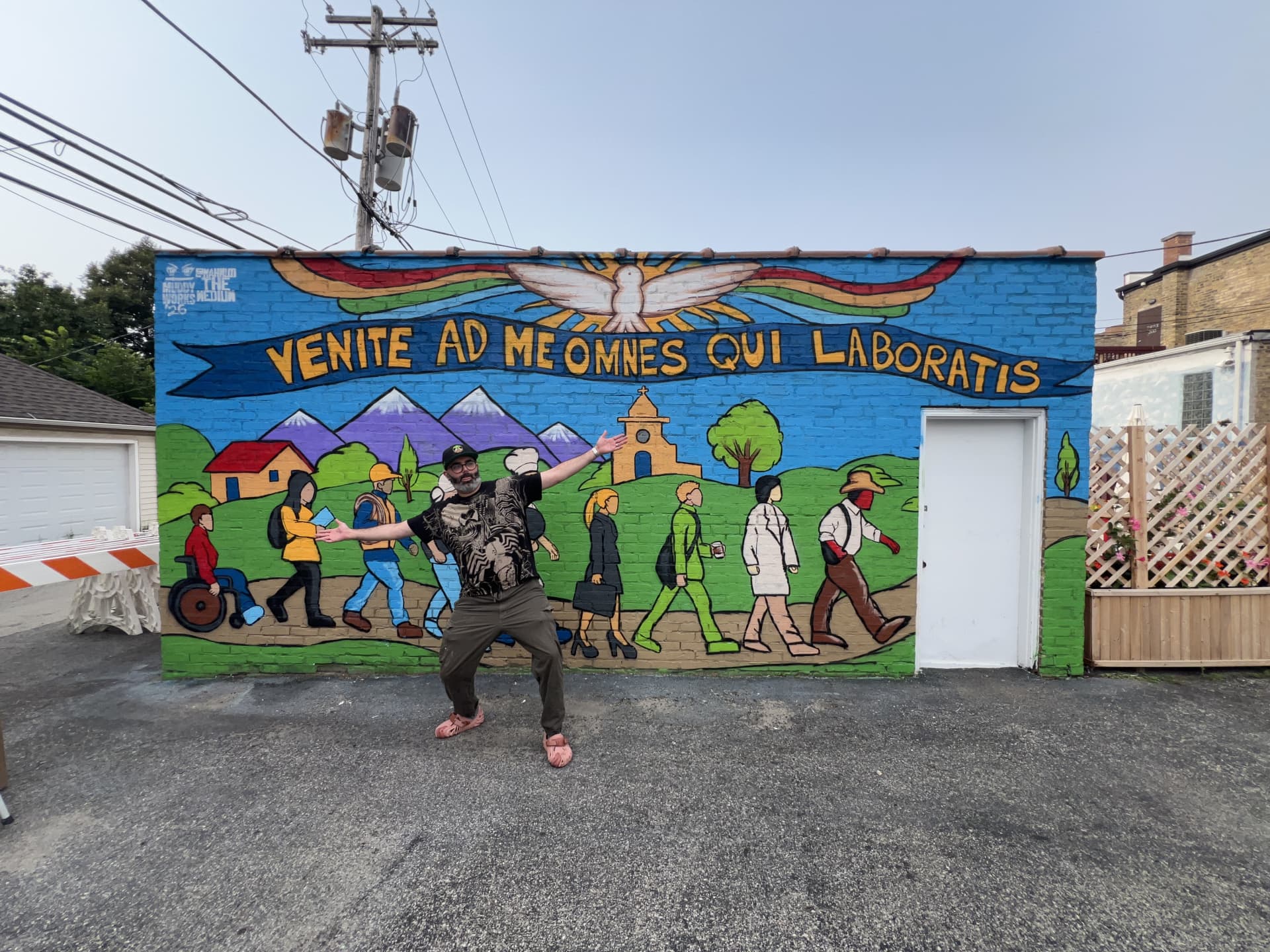 All Who Labor Are Welcome - Residence Mural