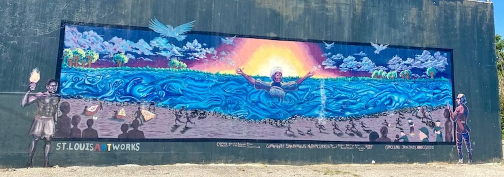 Mary Meachum Crossing by Mystic Stajah 'Shanti' Curry