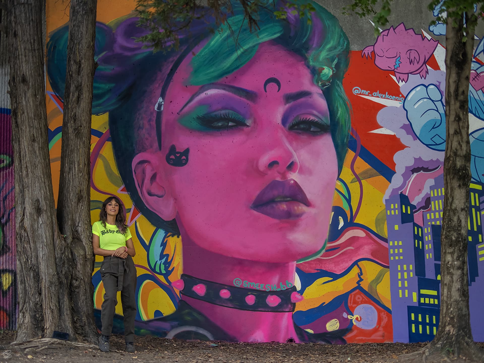 Forward Warrior Mural Festival by Smeesh