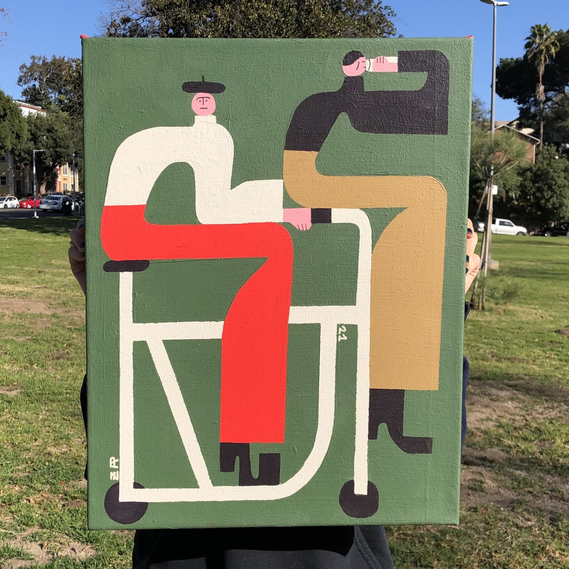 Conversations in Colorful Stillness by Zack Rosebrugh