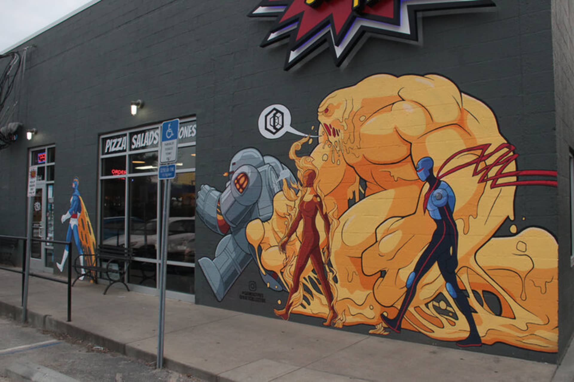 Heroes in Vivid Motion and Melting Color by Alex Koenig