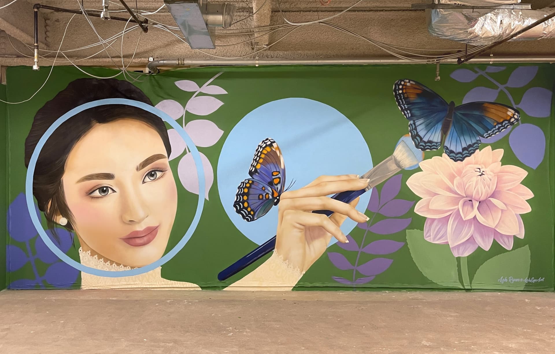 Silverstein Properties Mural by Ash Ryan