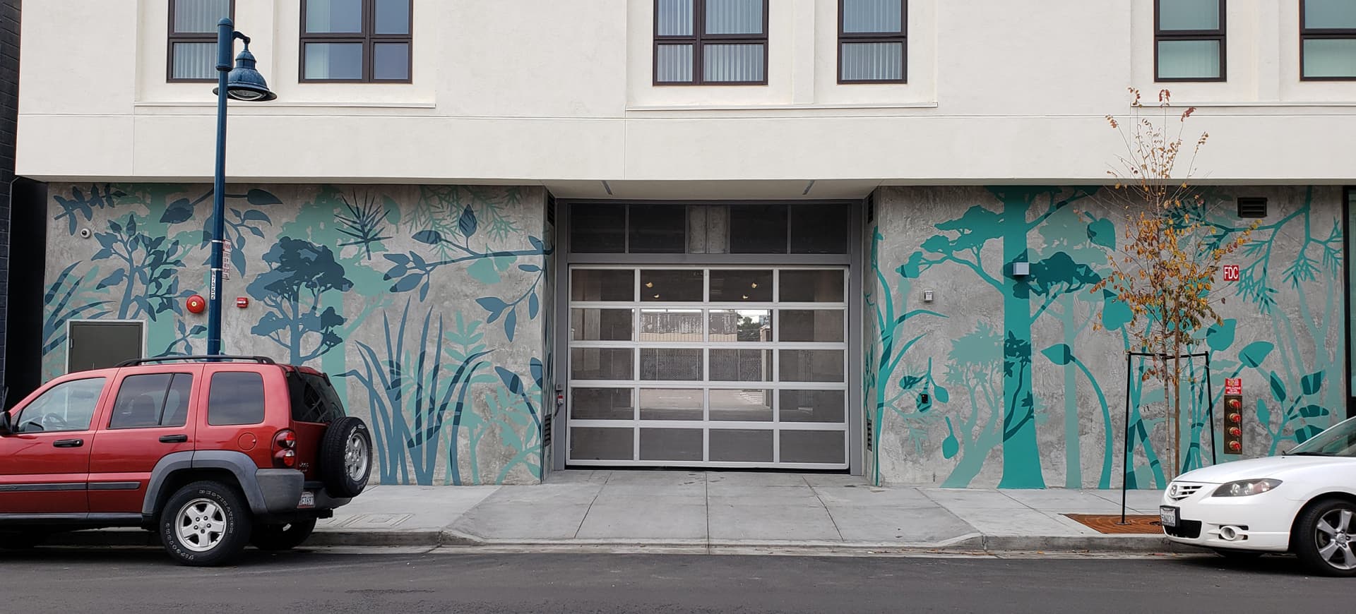 Micro/Macro Forest Mural by Nigel Sussman