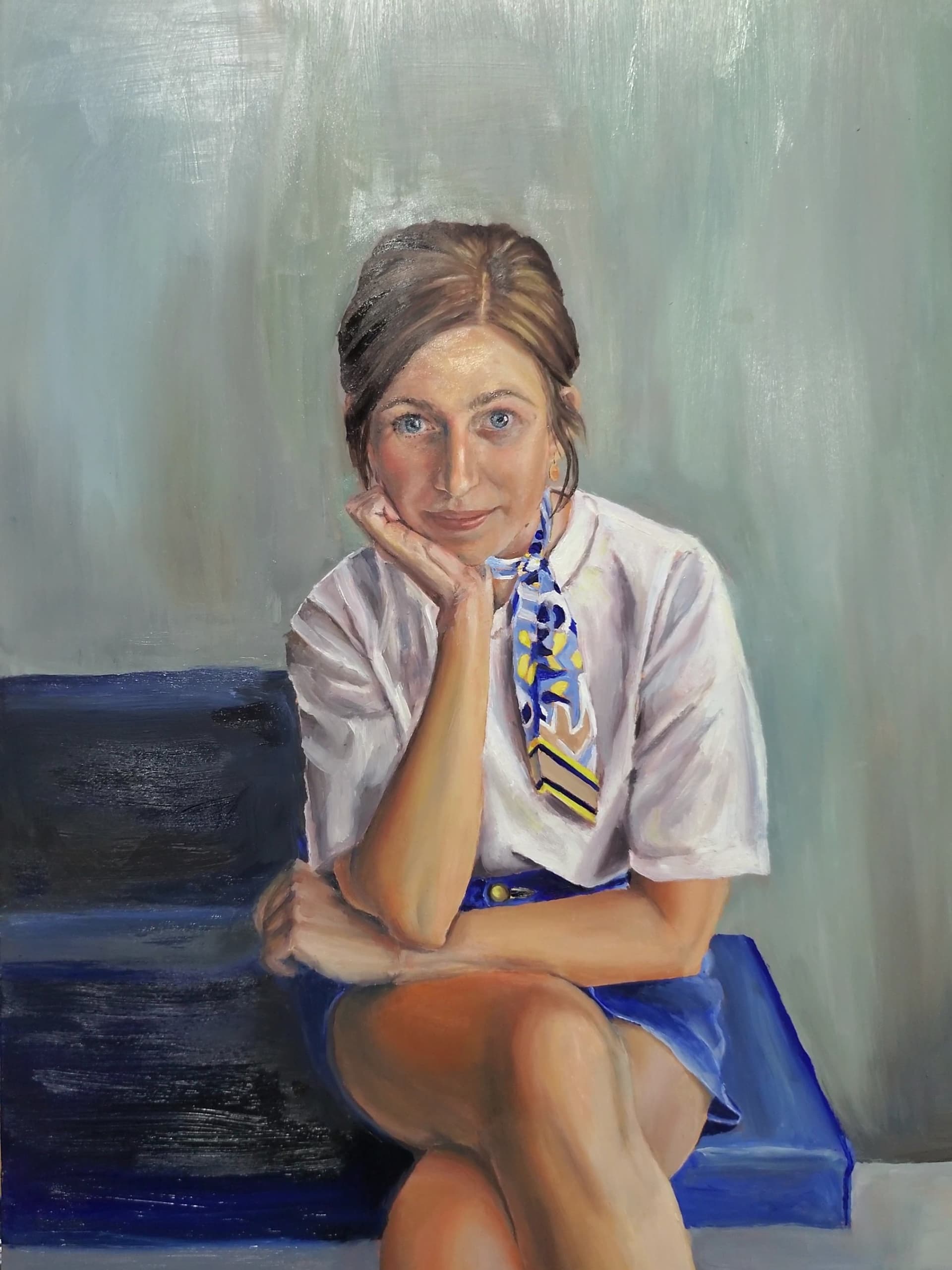 Contemplation in Colorful Stillness by Rachel Flynn