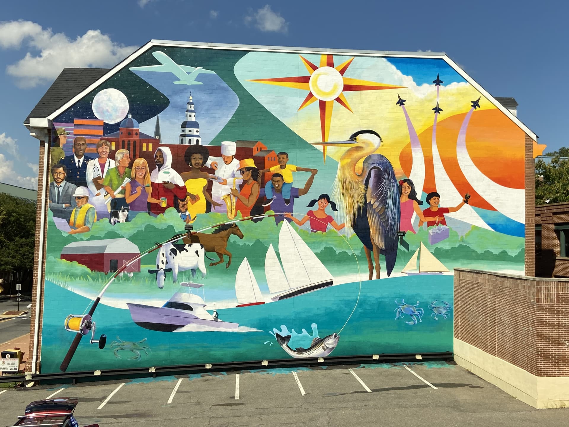 Best Place for All Mural (Anne Arundel County) by Cell Spitfire