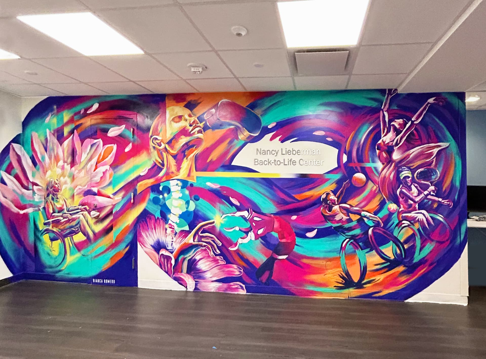 Hospital Mural Mount Sinai by Bianca Romero  by Bianca Romero