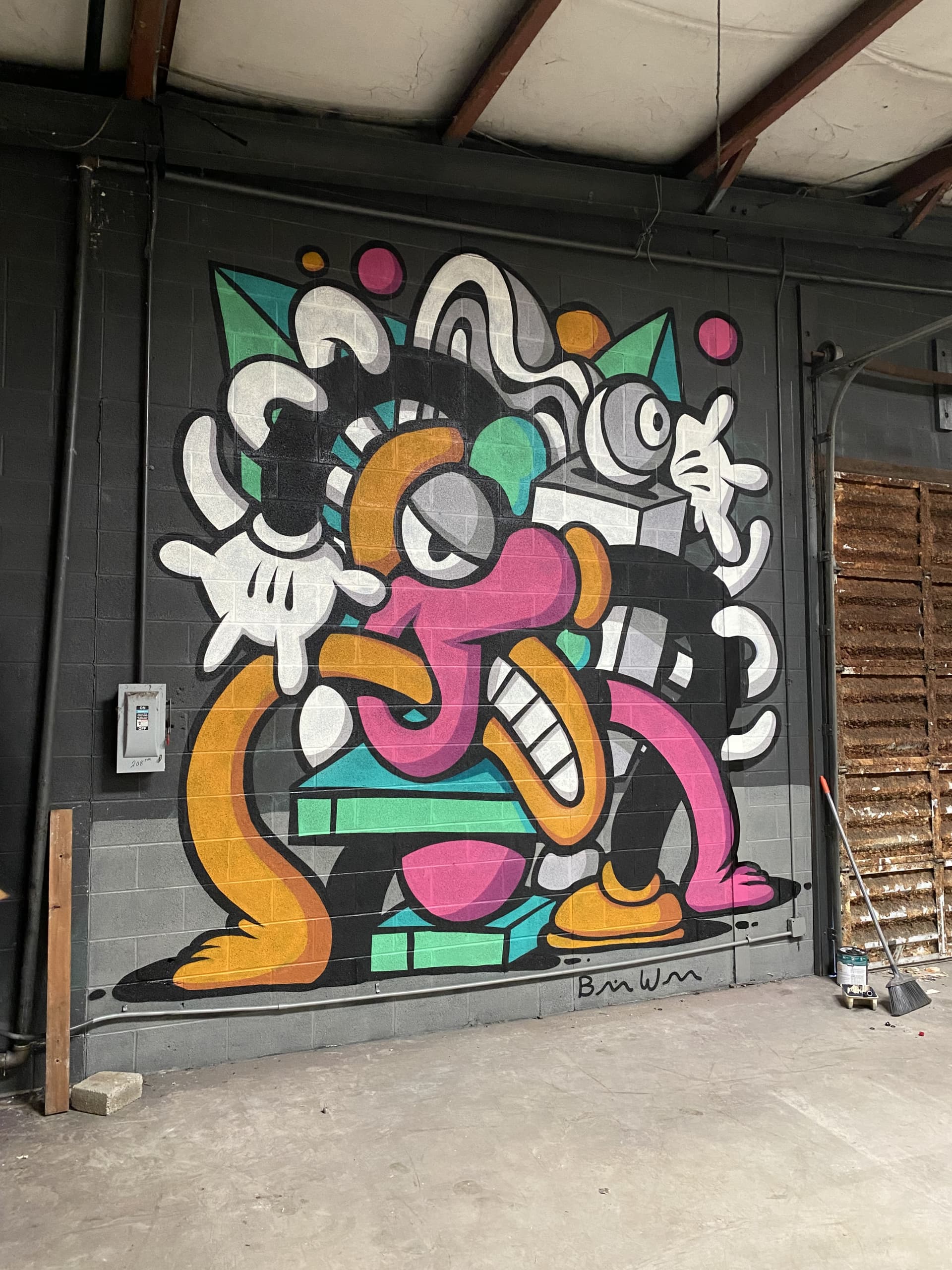 Cartoon Motif #8 by Brian Wooden
