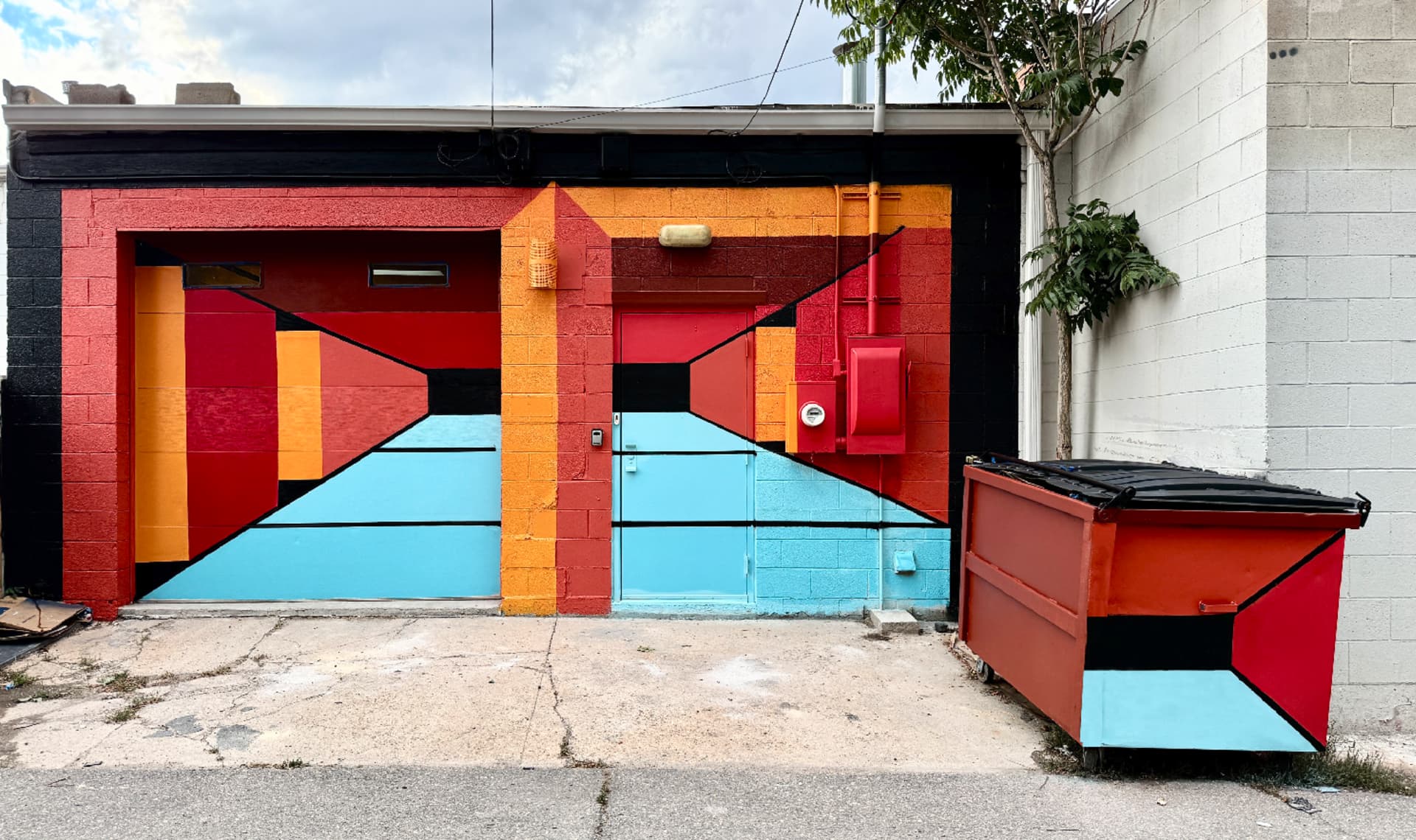 Geometric Vibrance in Urban Spaces by Illson