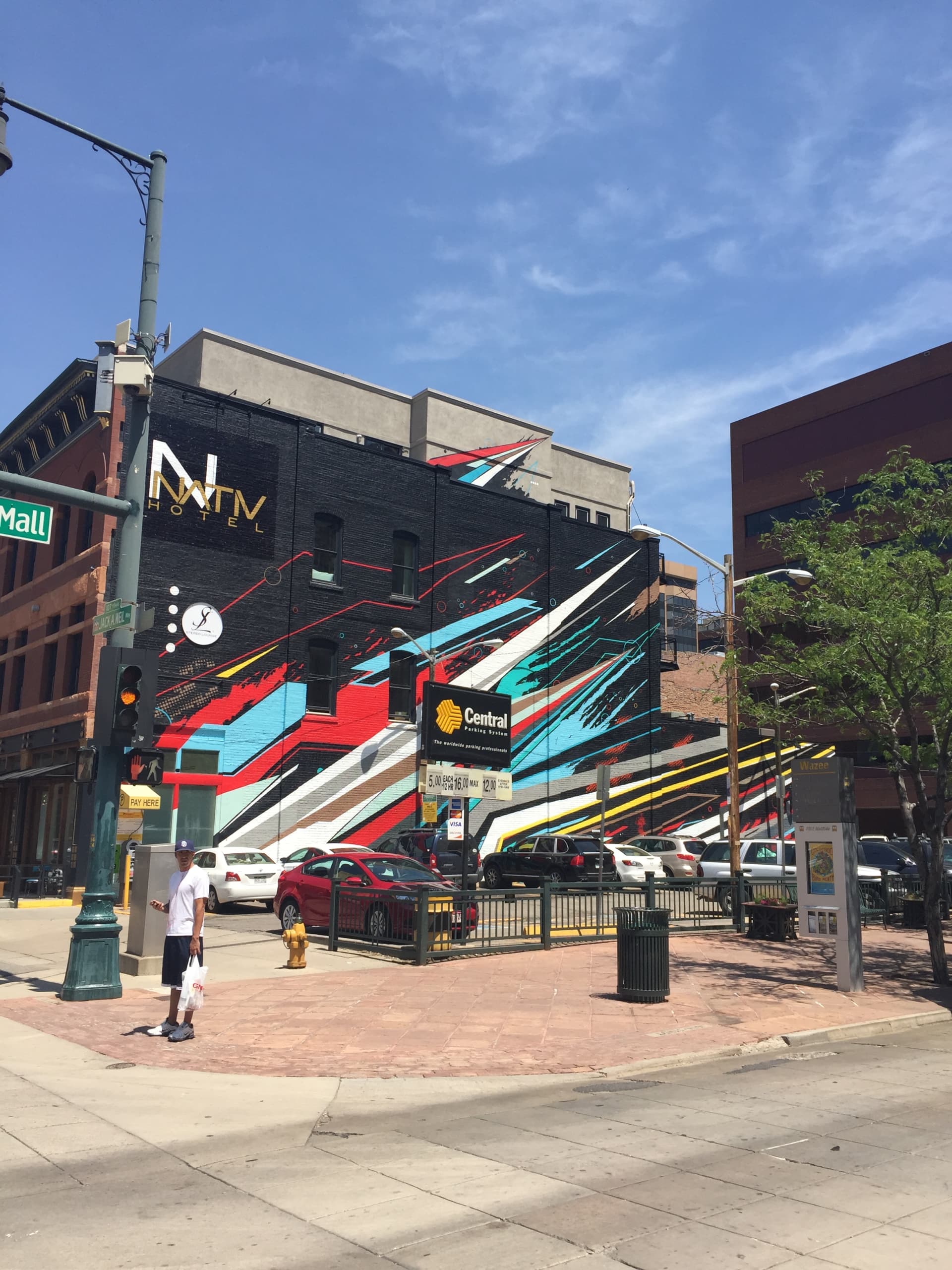 Dynamic Stripes of Urban Energy by Illson