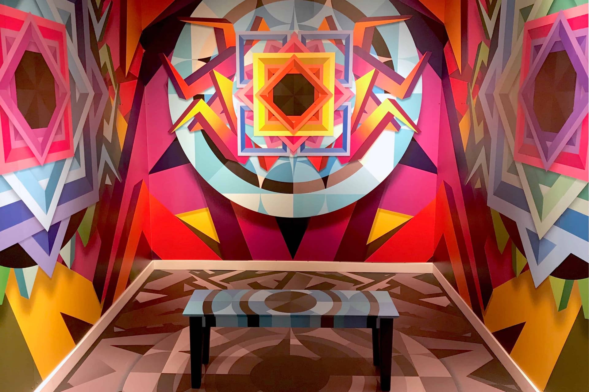 Vibrant Echoes of Geometric Harmony by Jason T. Graves