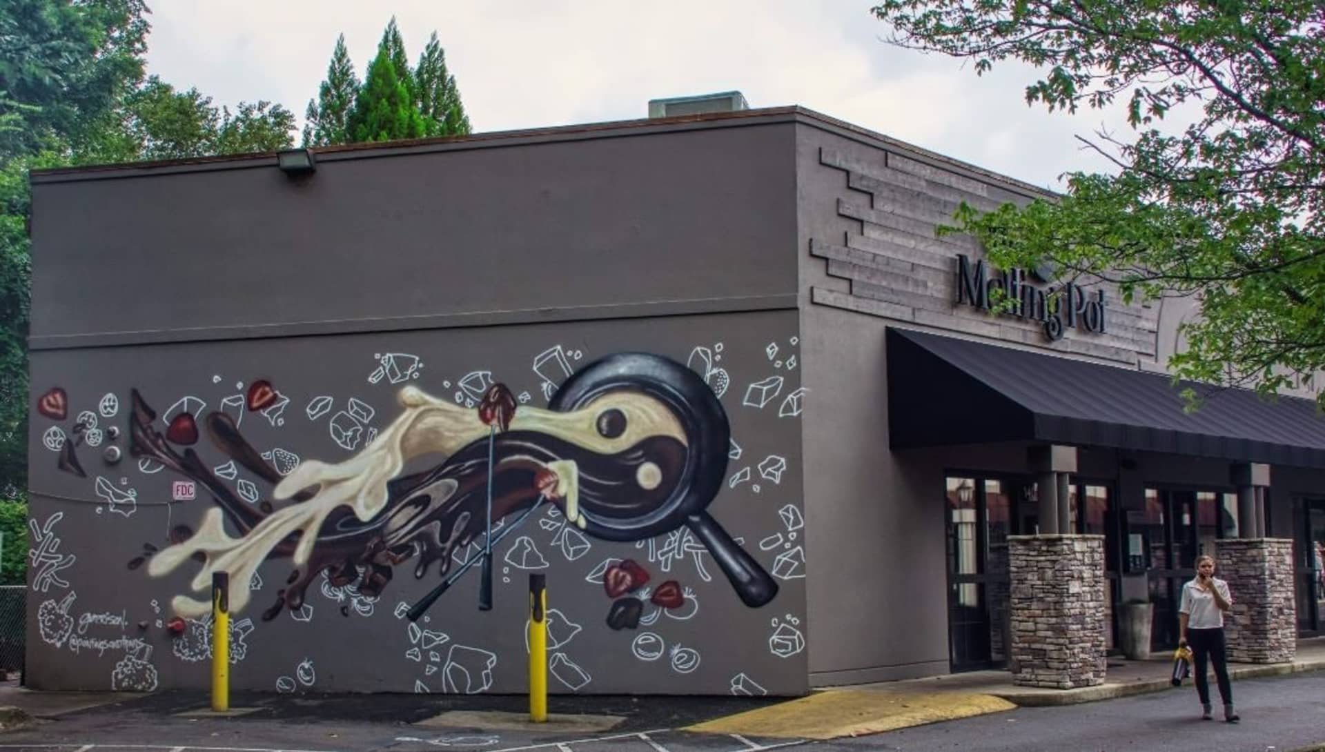 Melting Pot Mural by Carla Garrison-mattos