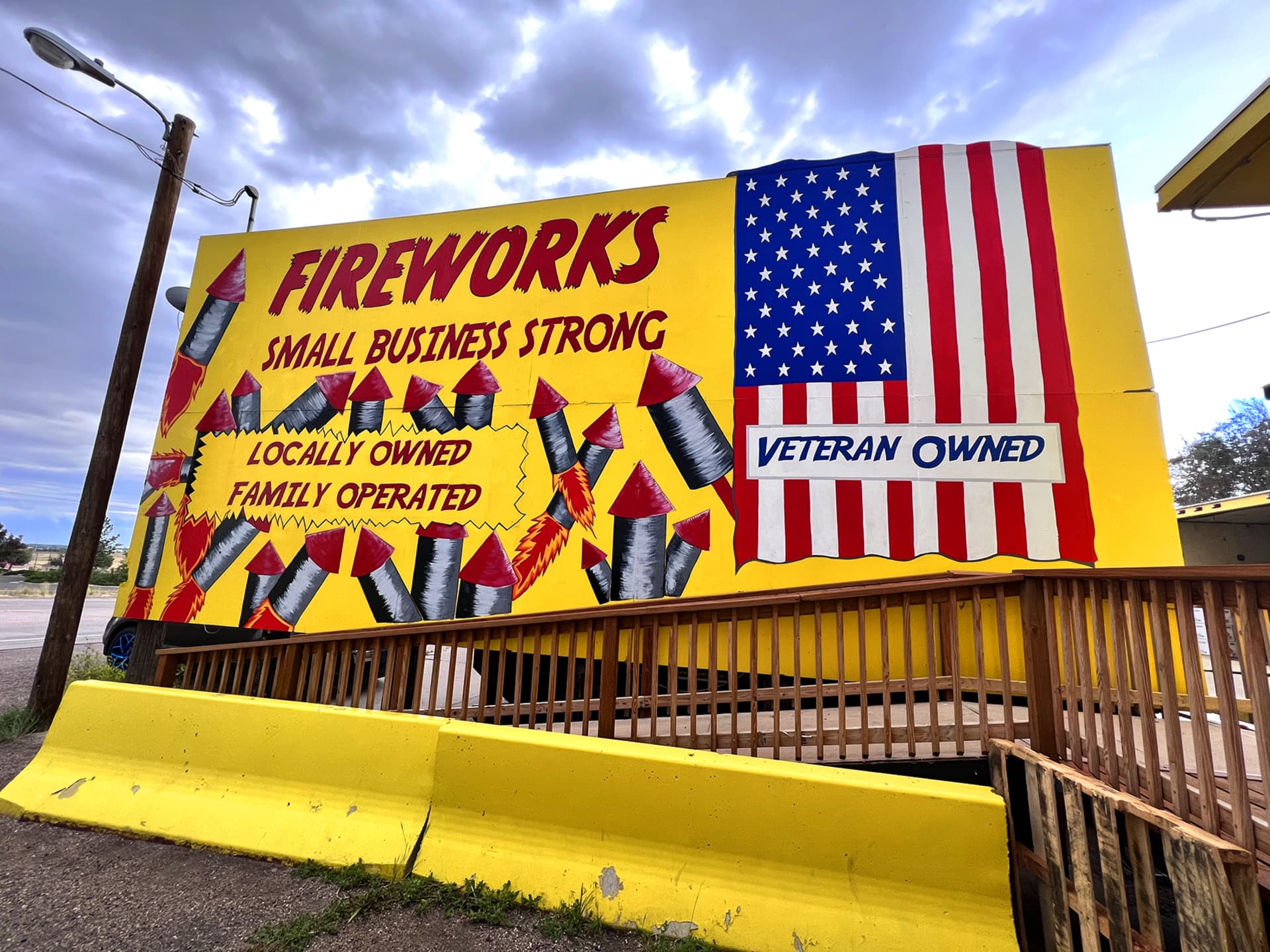 Fireworks Billboard by Mark Parten