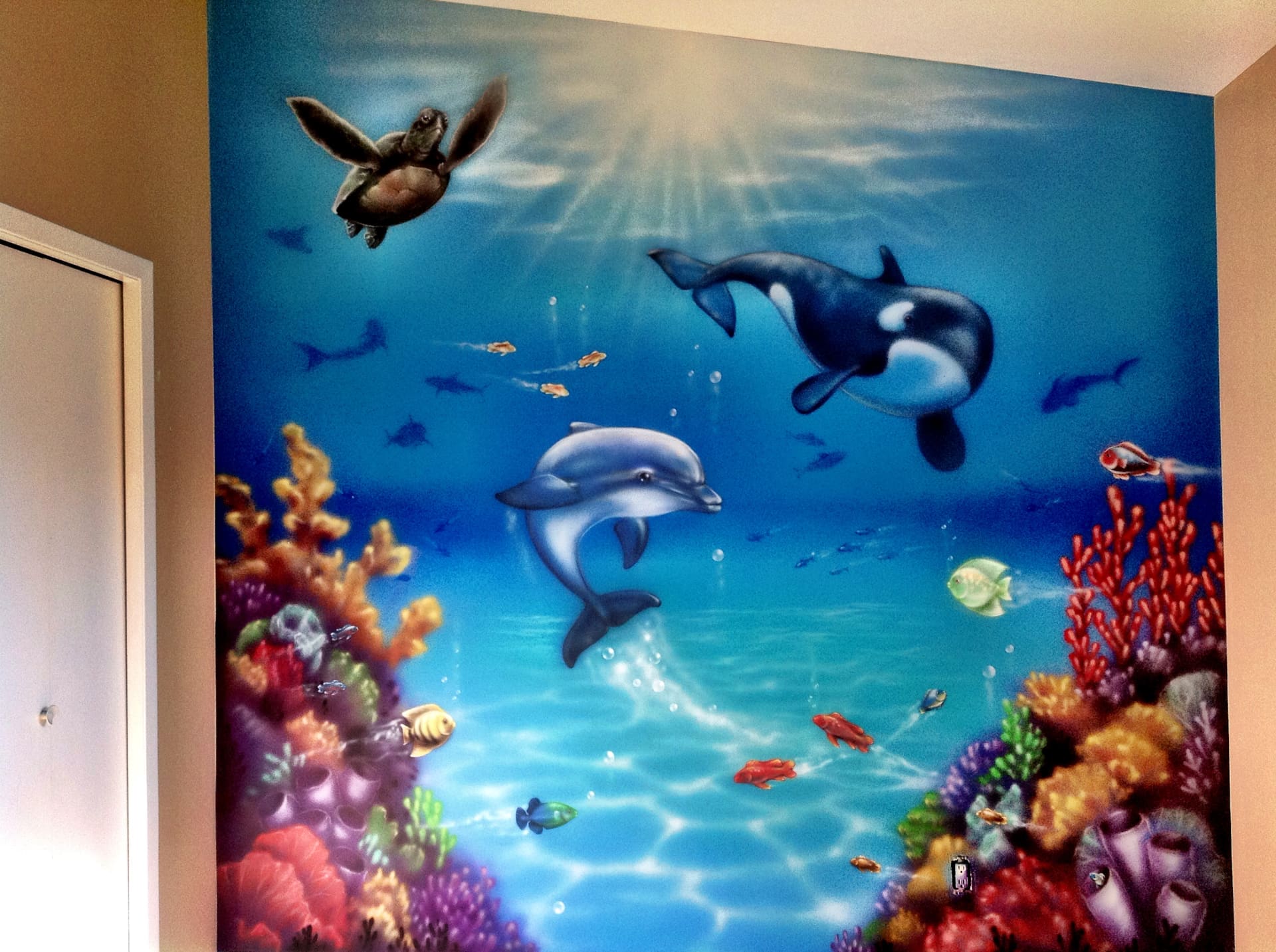 Underwater Mural  by Jayna Berry