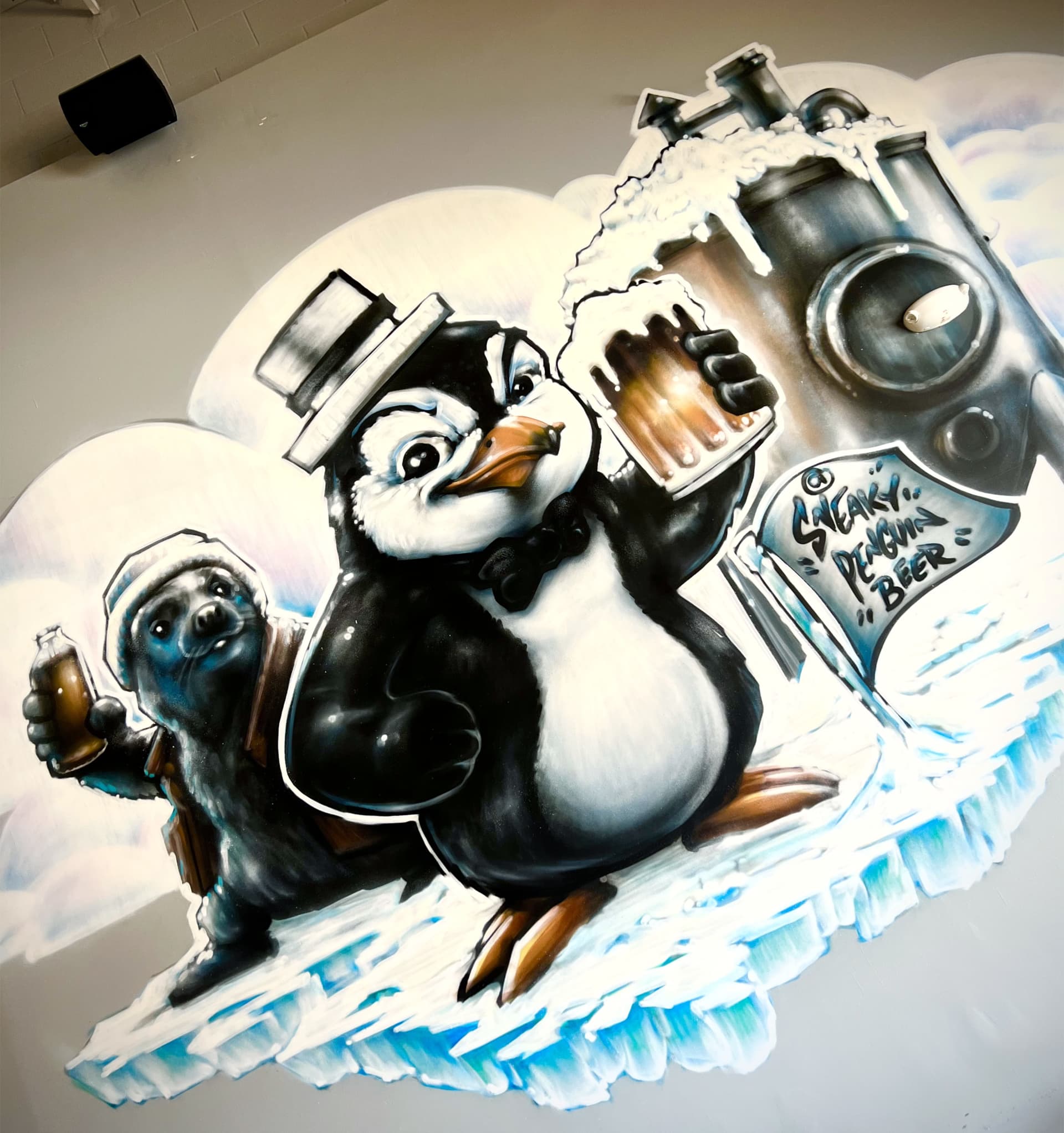 The Sneaky Penguin by Seano