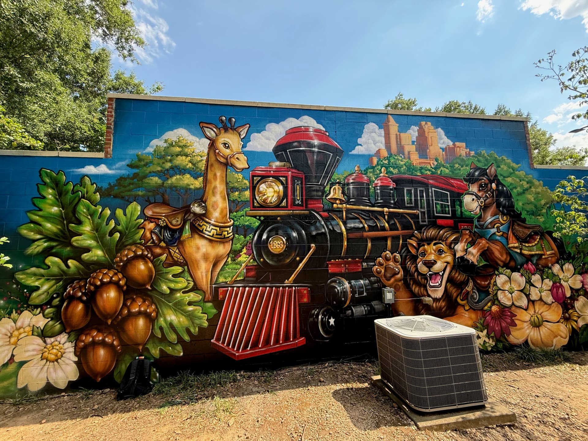 Pullen Park Tribiute Mural by Seano