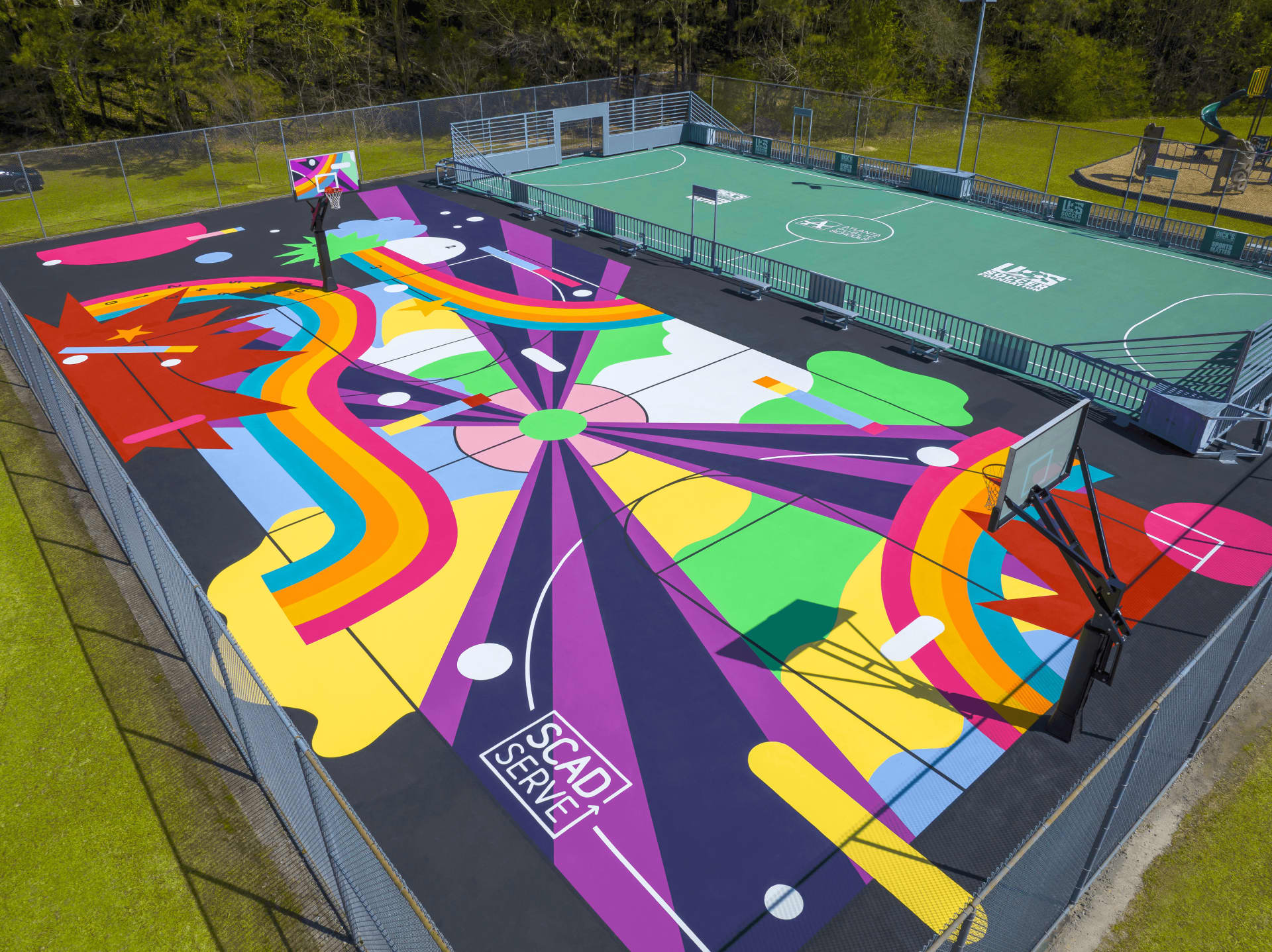 Vibrant Pathways of Play and Imagination by Alexandria Hall