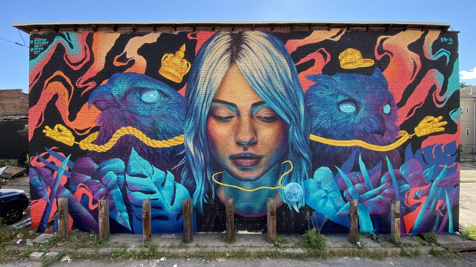 Moon Magic / Collaboration with Britt Paints A Lot by Efren Rebugio Jr
