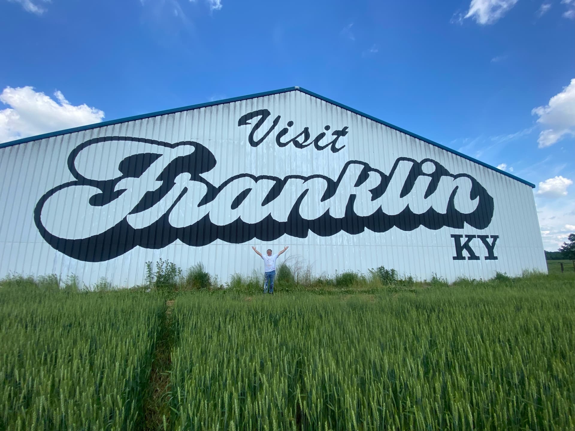 Visit Franklin Barn Mural I-65 by Bob Gregory - ArtFX Design Studios