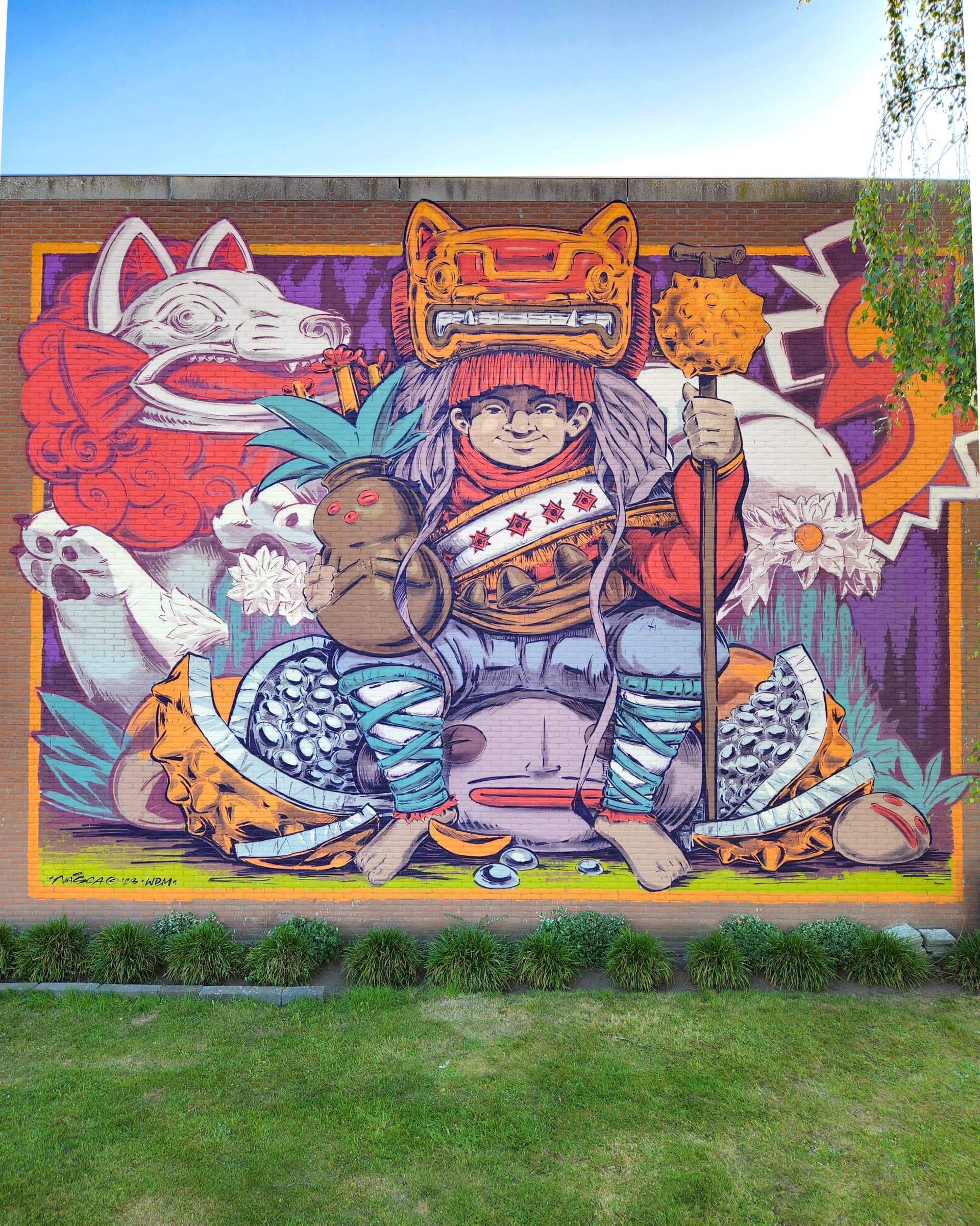 Guardians of Culture and Nature's Bounty by Nasca Uno