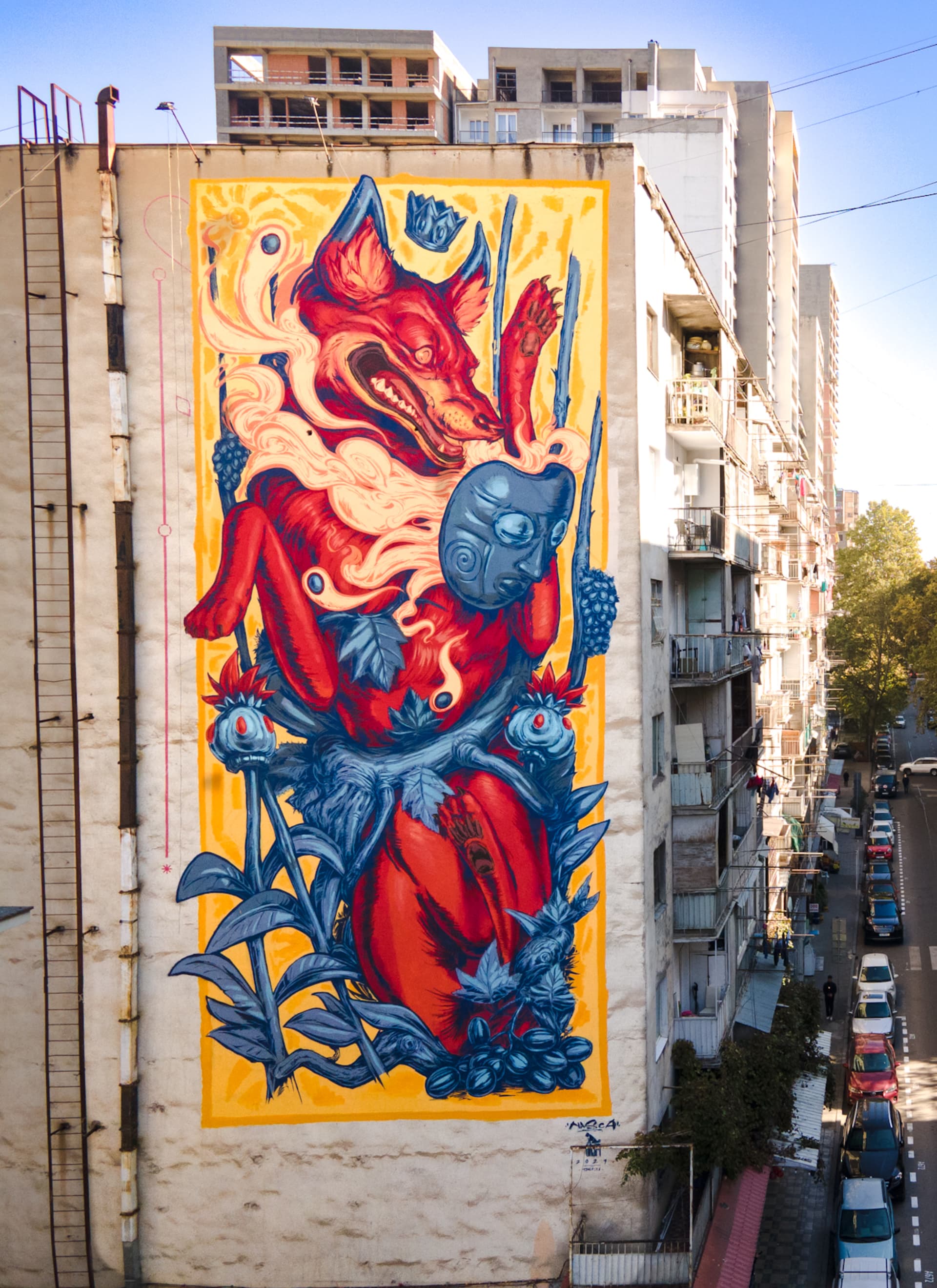 Wild Whispers of Tbilisi's Urban Spirit by Nasca Uno