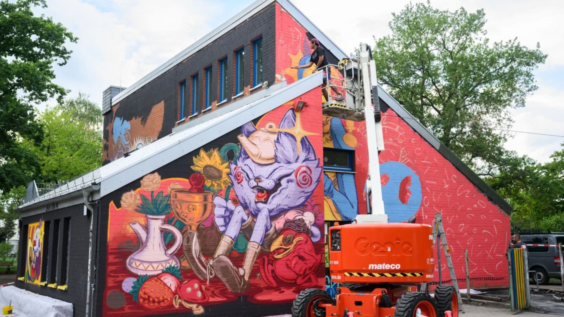 Whimsical Revelry in Colorful Chaos by Nasca Uno