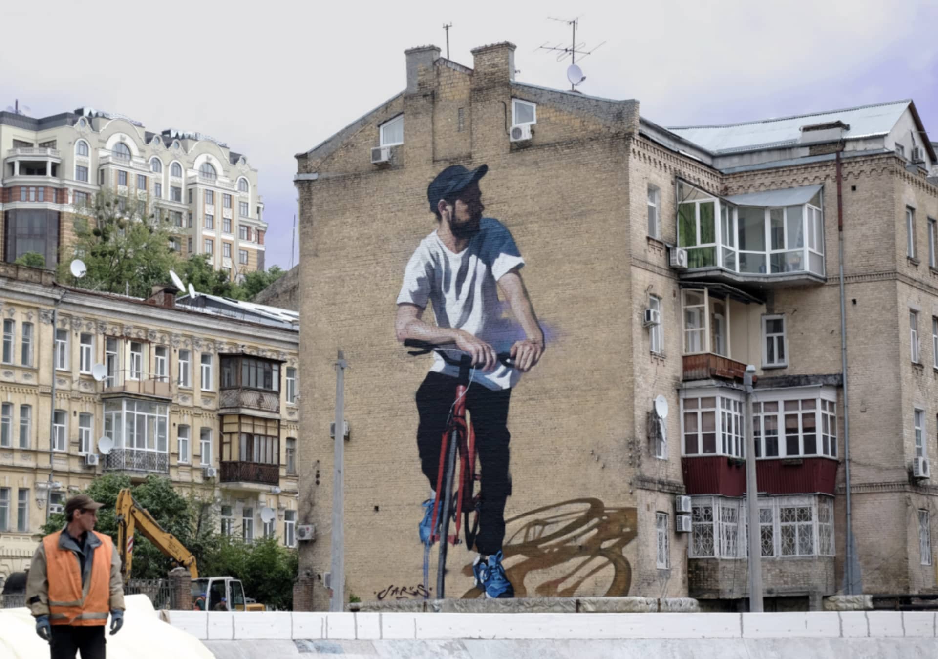 Red Bicycle by Jarus