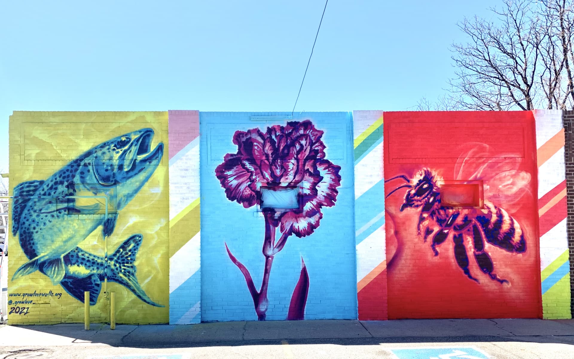 Wheat Ridge Chamber Mural by Grow Love