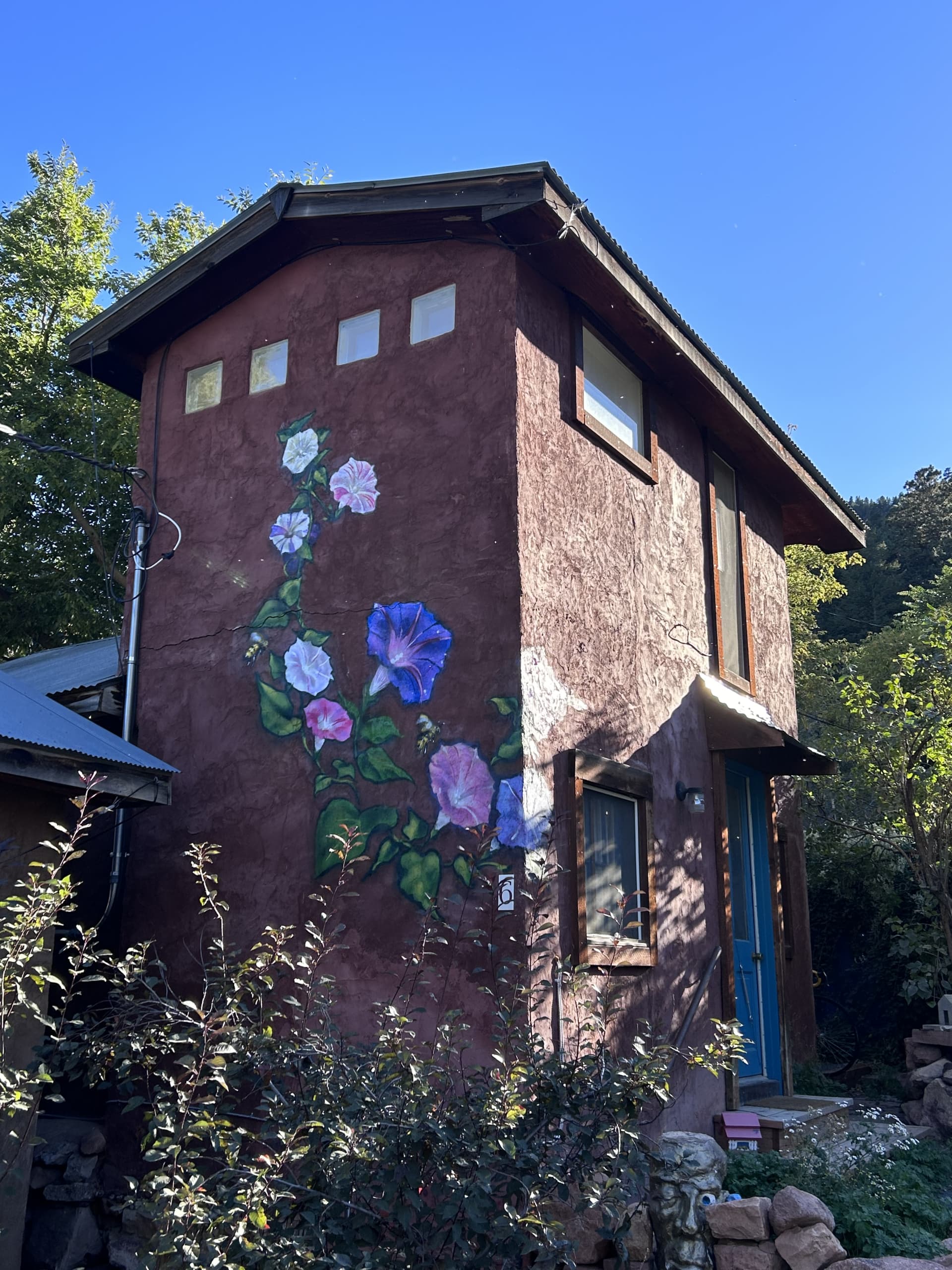 Morning Glories for the Eldorado Springs Art Center by Grow Love