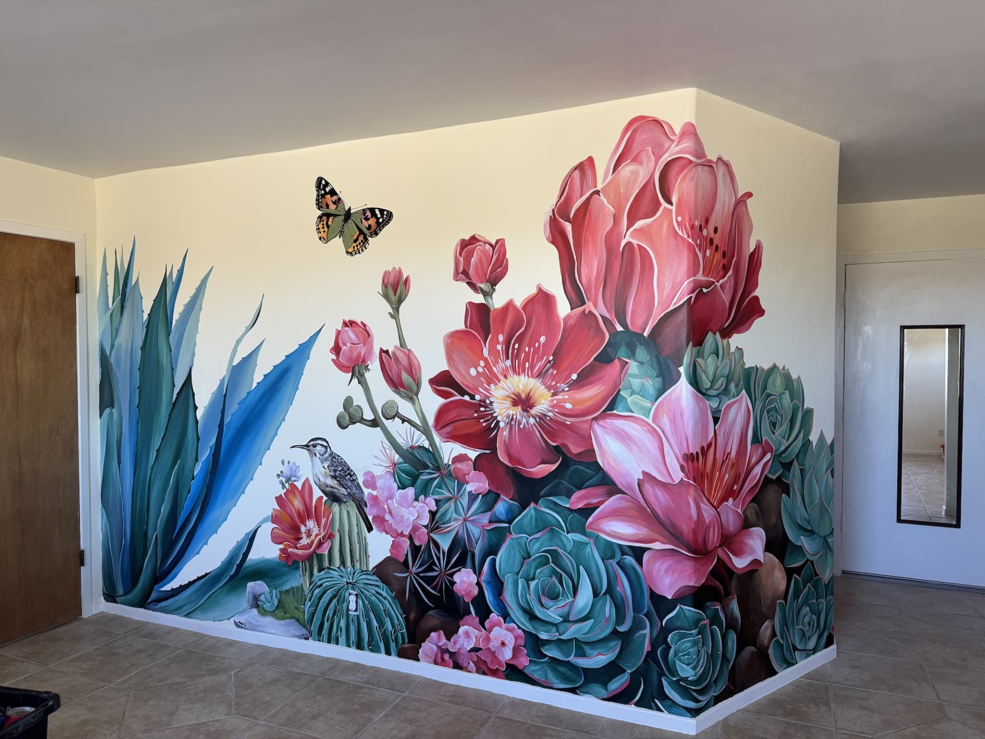 Joshua Tree Desert Mural  by The Lunatic