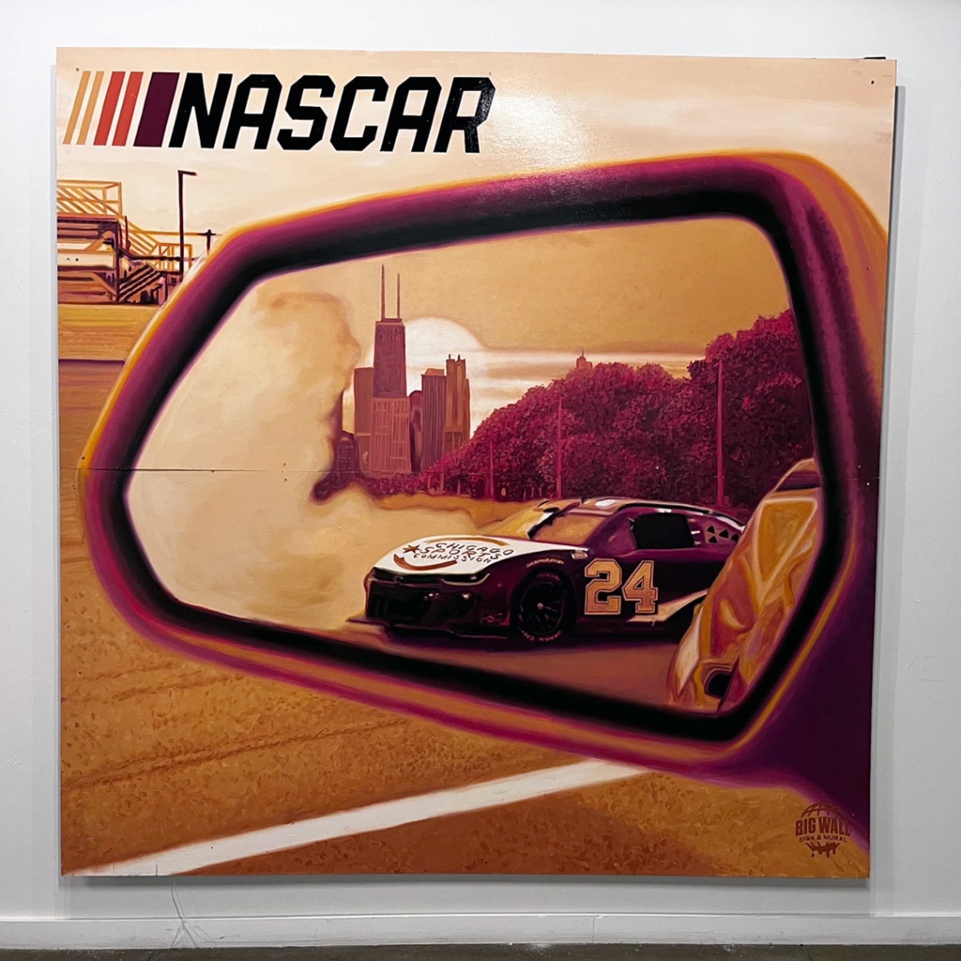 NASCAR Event Painting by Big Wall Sign & Mural