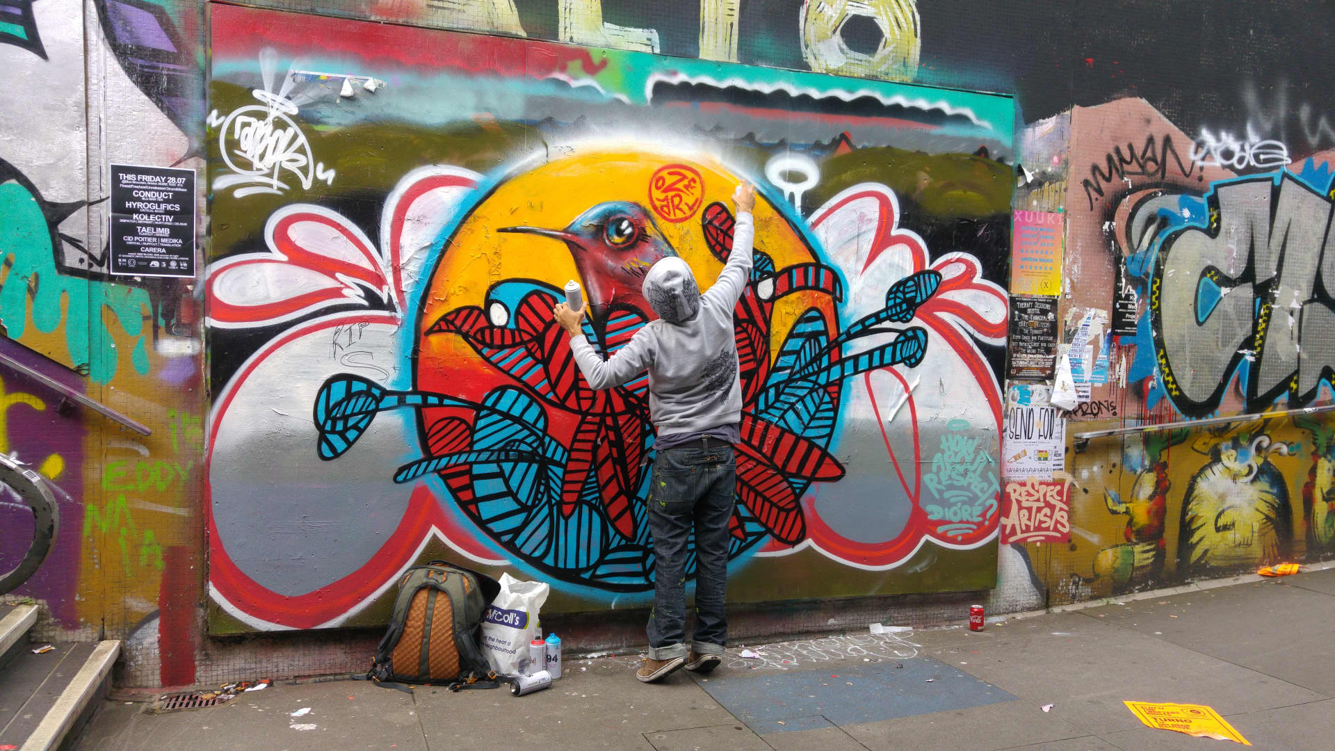 Birds will survive the vandalism by Ozearv