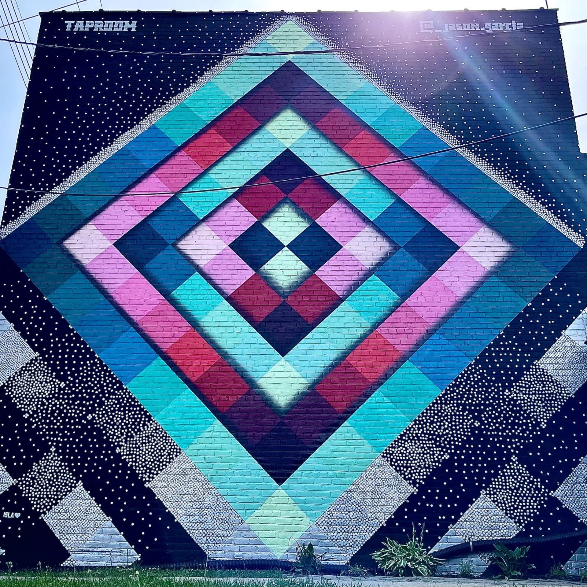 Vibrant Echoes of Geometric Harmony by Jason Garcia
